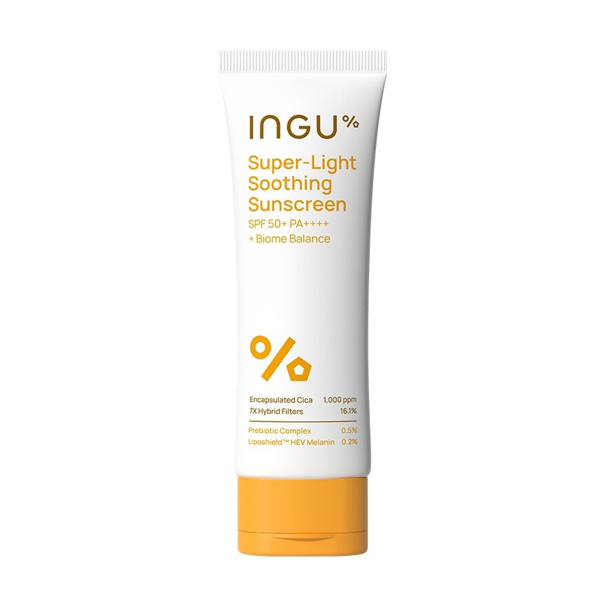 INGU Super-Light Soothing Sunscreen SPF50+ PA++++ +Biome Balance 80 ml.