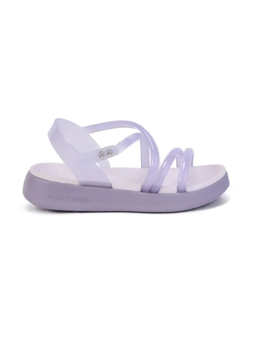 HUSH PUPPIES Women's Shoes Sandals Slingback SANDALS COMFORT - PURPLE