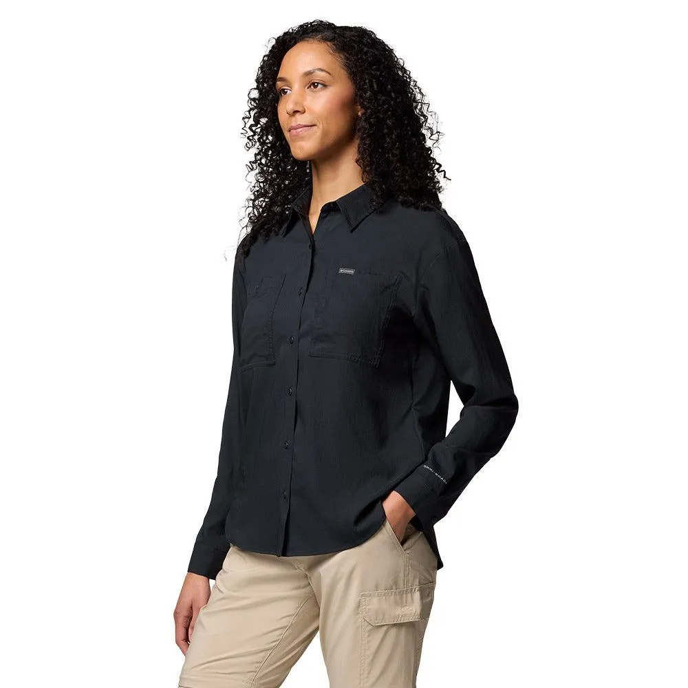 COLUMBIA Women Shirt Silver Ridge™ Utility Long Sleeve Black - CO399AP230EKTH