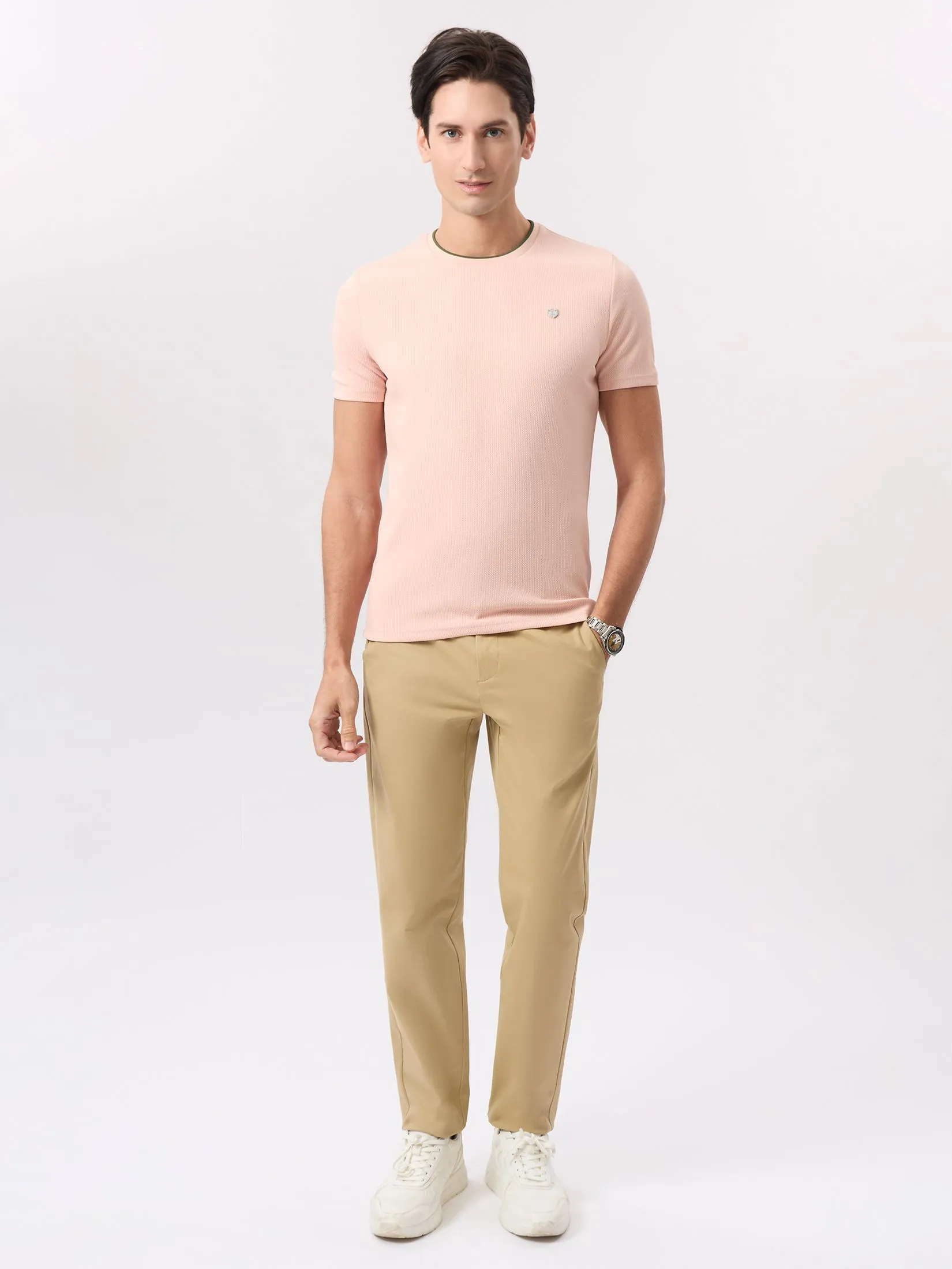LTD Slim Fit Chino Pants Men Beige