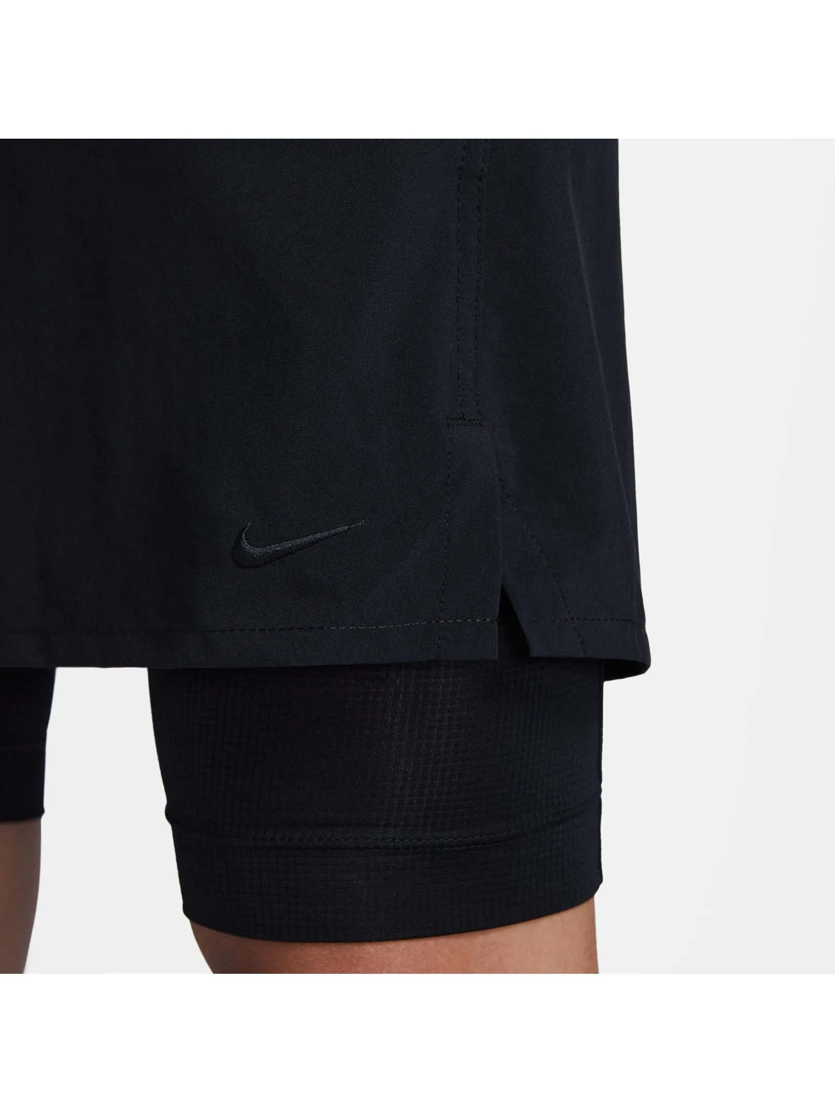 NIKE Men Shorts Unlimited Dri-Fit 7" 2-In-1 DV9335-010 Black/Black/Black/Black