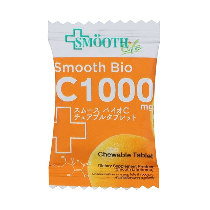 Smooth Bio C 1000 mg. Chewable Tablet 14 Pcs