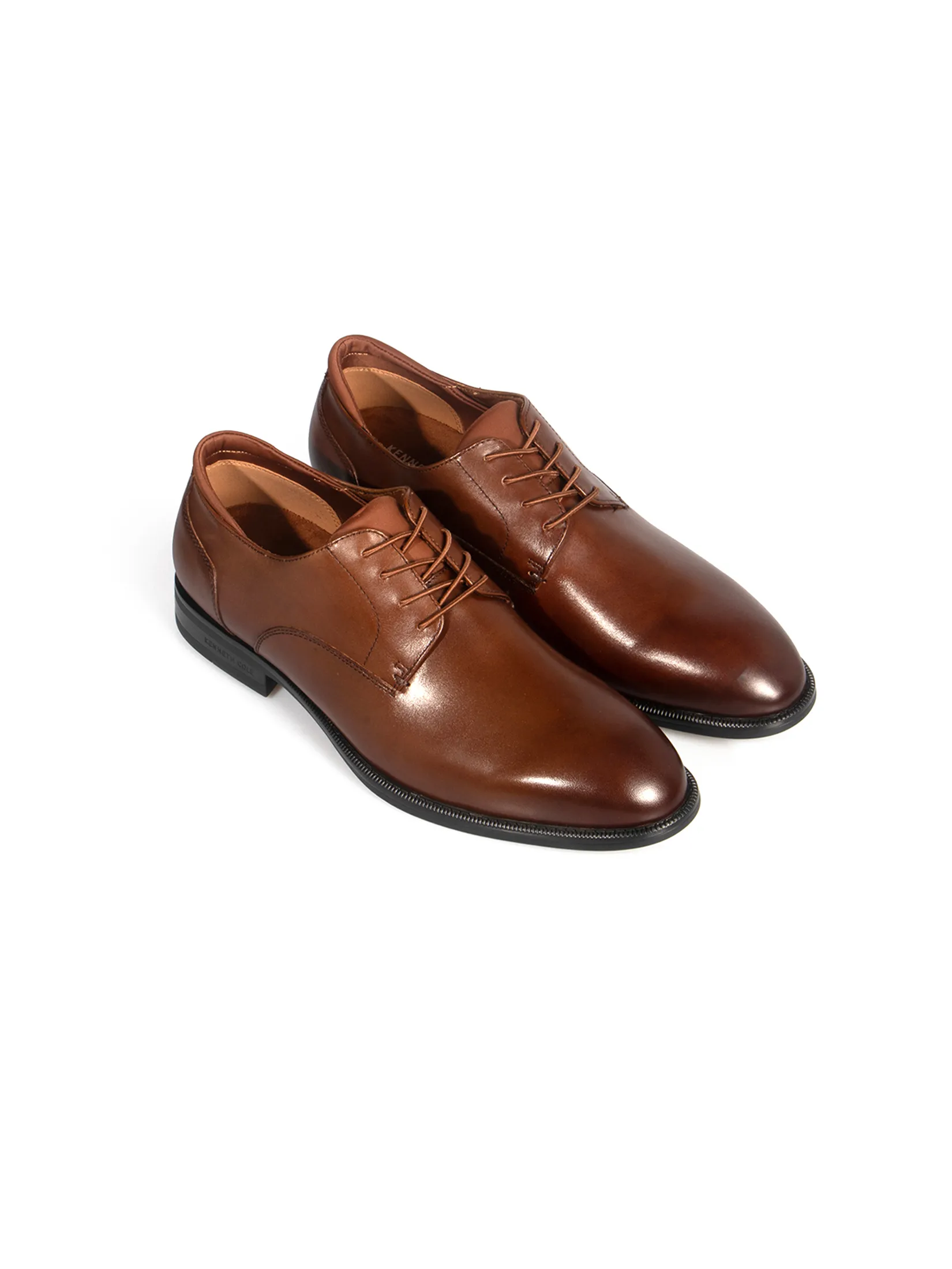 KENNETH COLE MEN DRESS SHOES REBOUNDPOD LACE UP PT / EMPERADOR