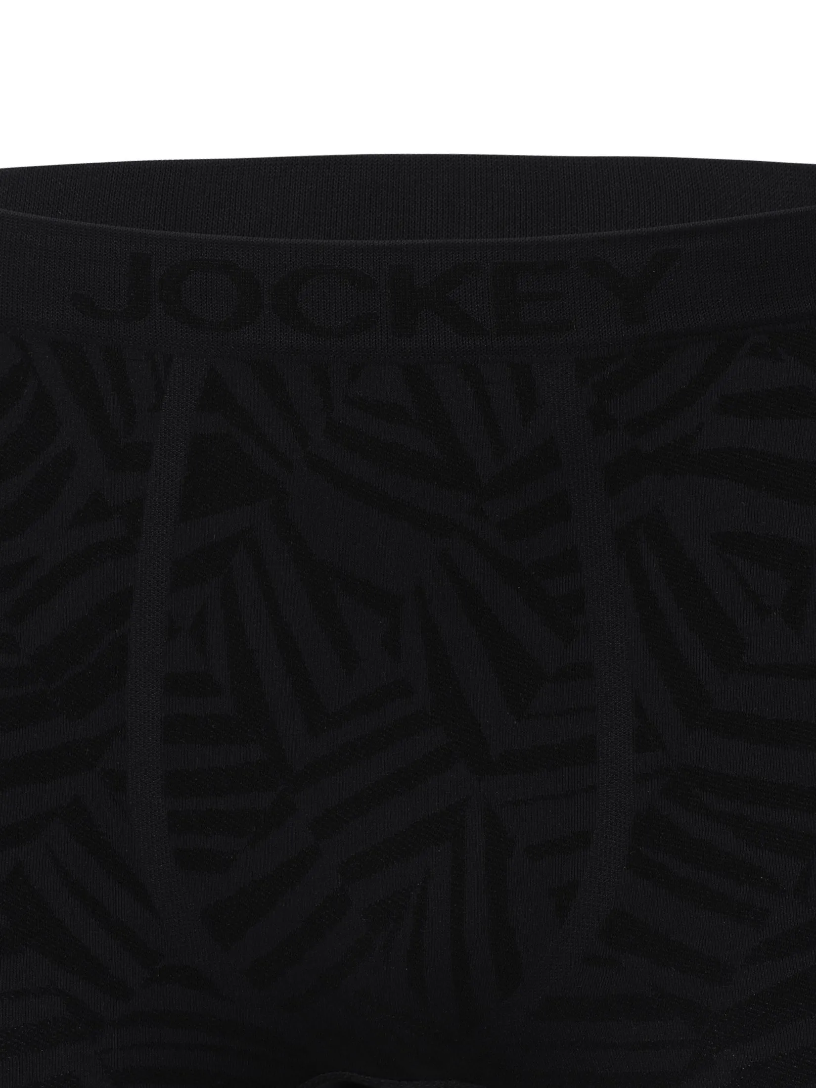 JOCKEY UNDERWEAR Men's SEAMFREE FASHION TRUNKS BLACK