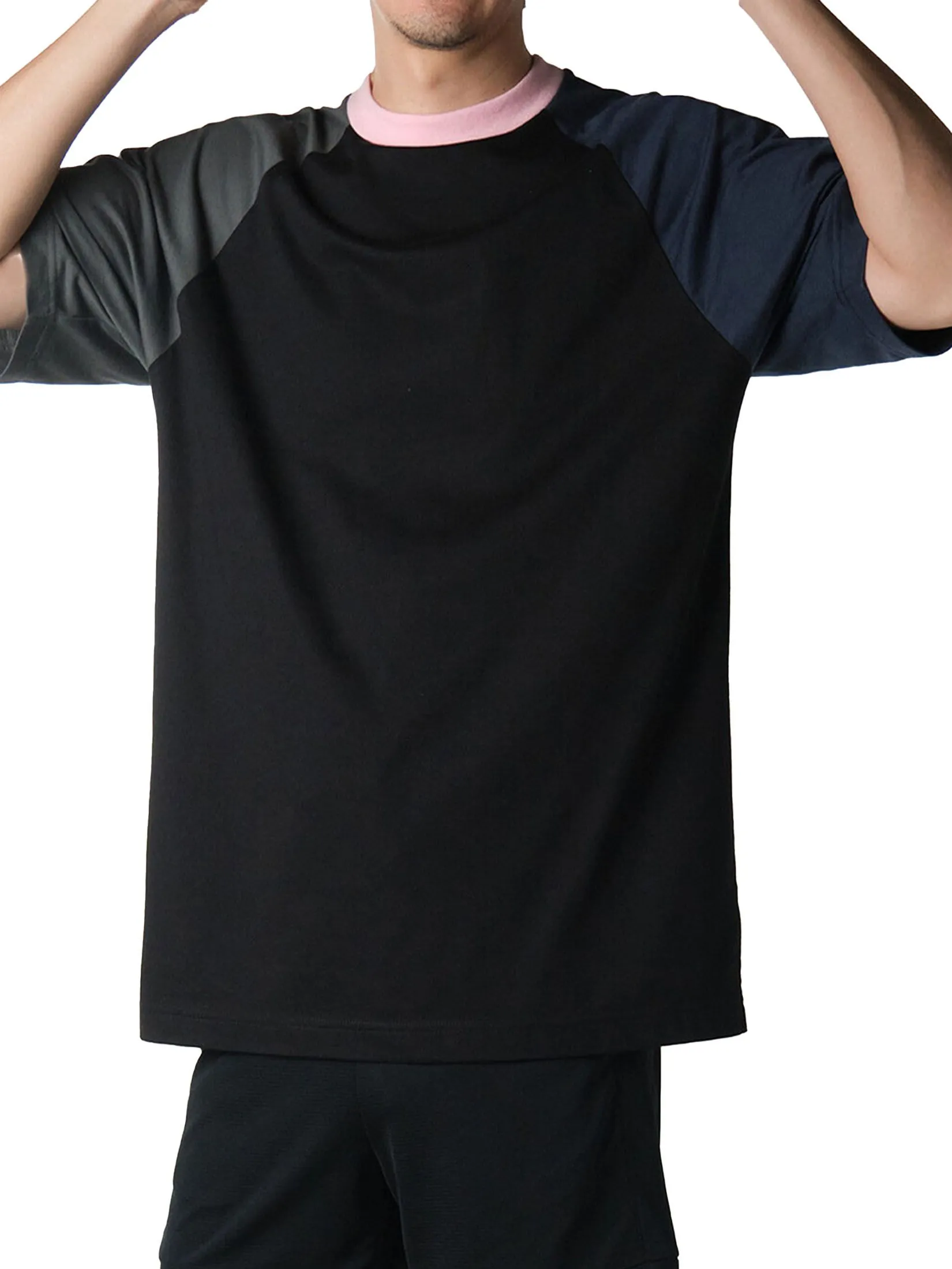 ERA-WON Oversized T-Shirt Short Sleeves Black