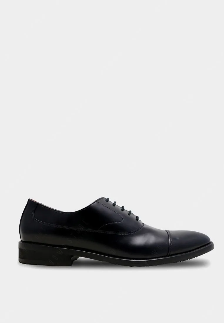 BROWN STONE BROWN STONE RULER CAP TOE MATTE BLACK