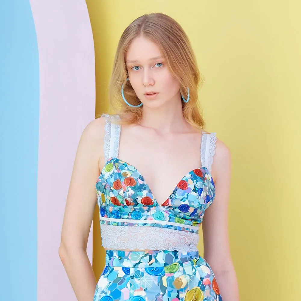 ICONIC BLUE CORNY TOP MODEL CORNY TOP 6759