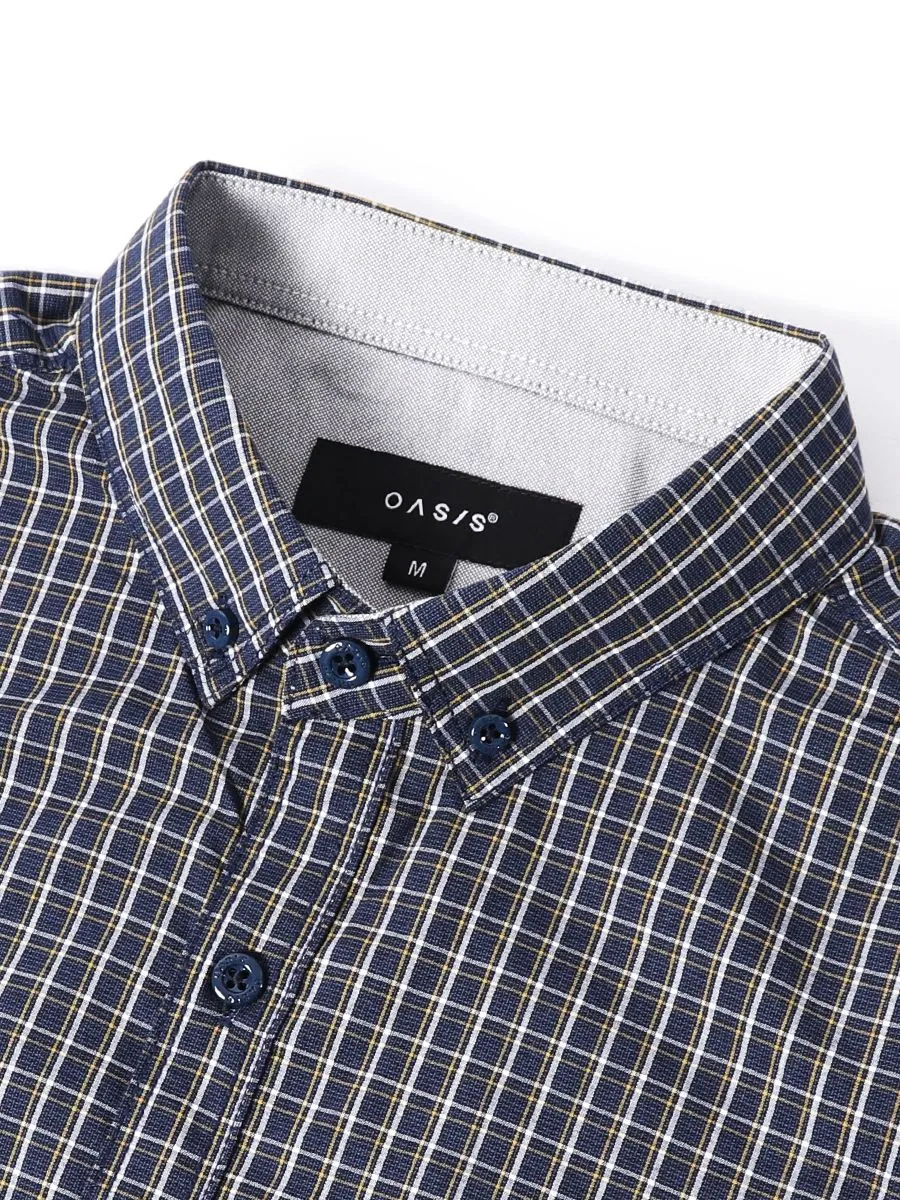 OASIS Men's Short sleeve polo shirt Navy blue