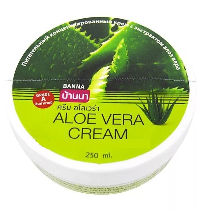Увлажняющий крем для тела с алоэ вера Banna 250 мл