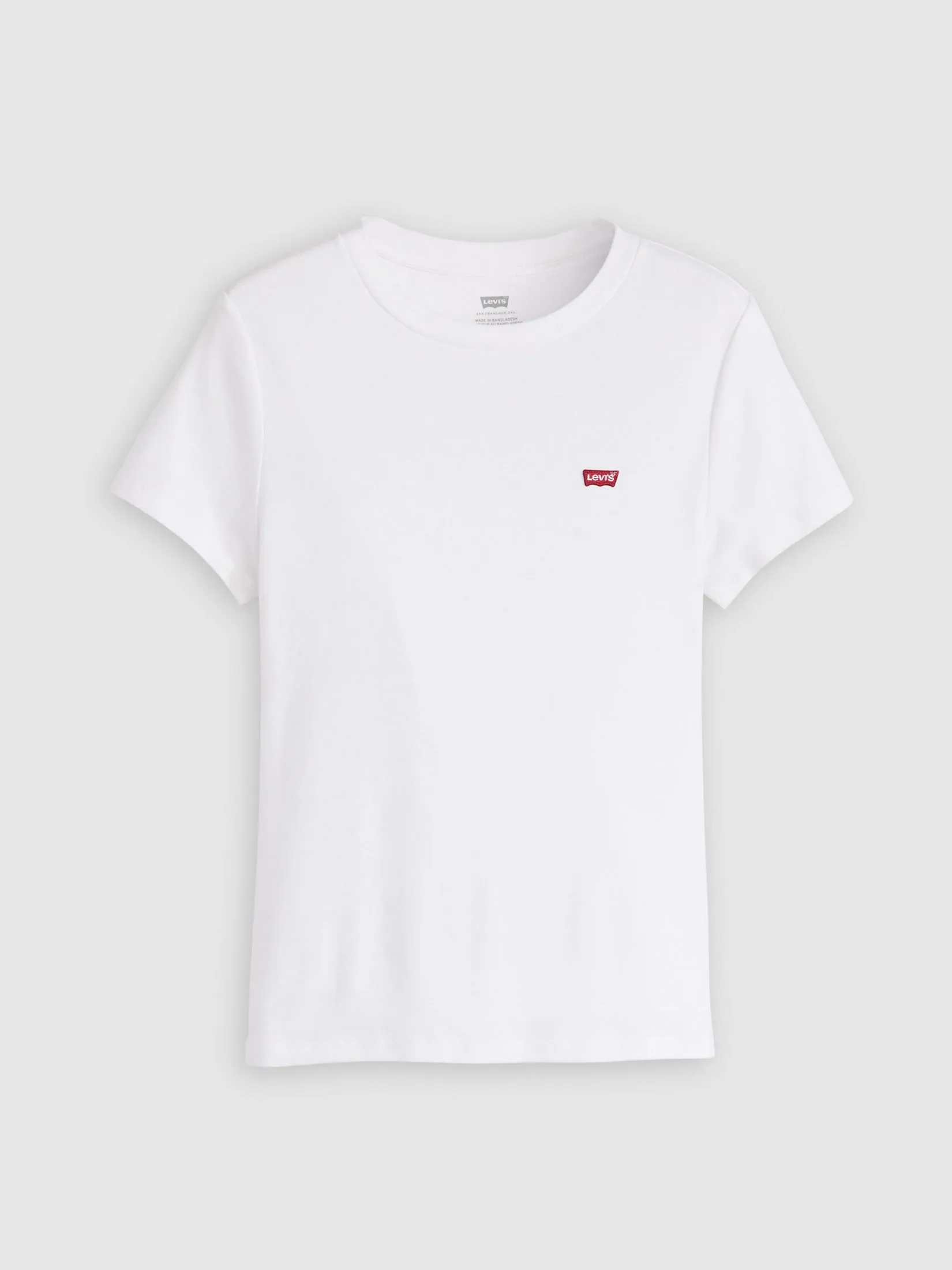 LEVI'S Women's Essential Housemark Short-Sleeve Tee White