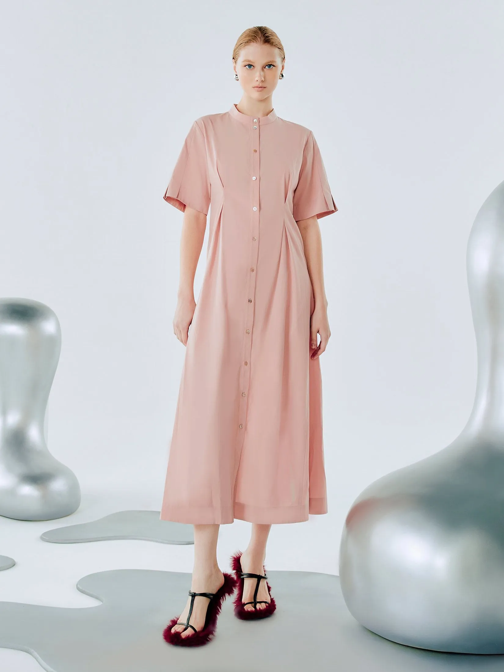 SHAKA Woman Dress Shirt Pink