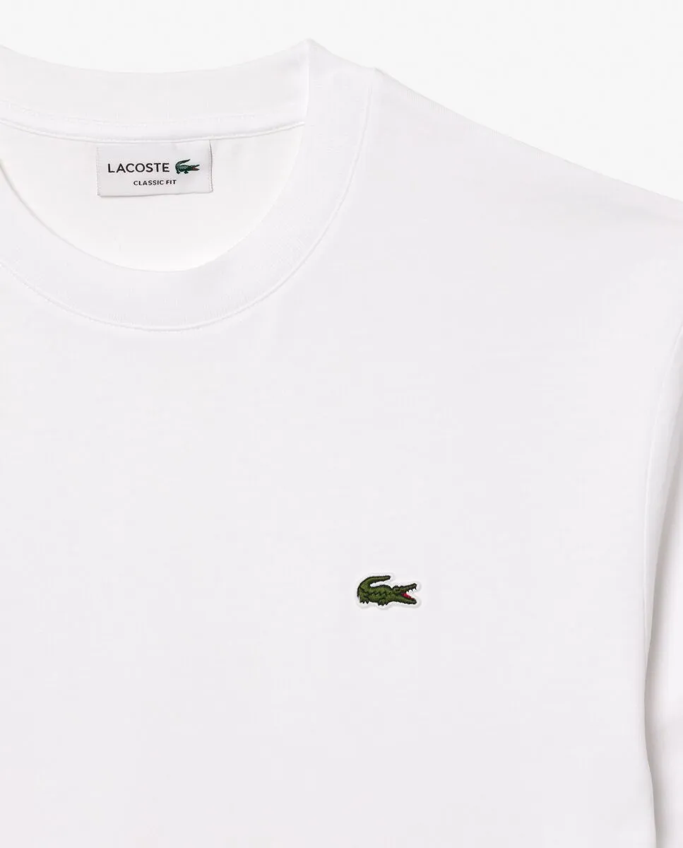 LACOSTE Cotton T-Shirt White