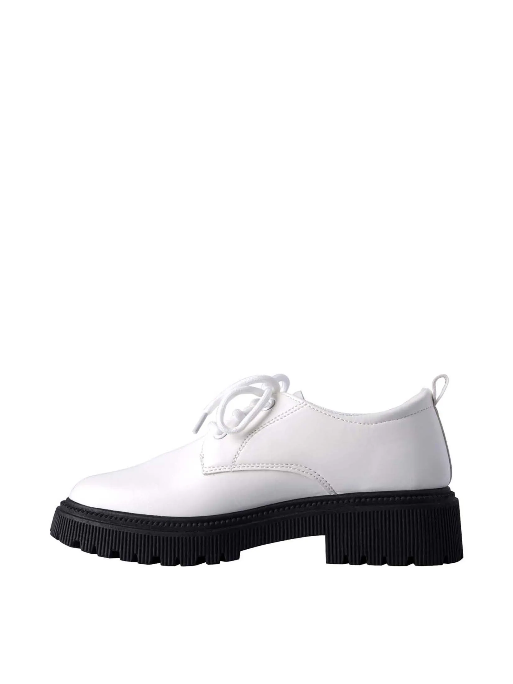 VILLAINS SF MONOKA Chunky Loafers WHITE
