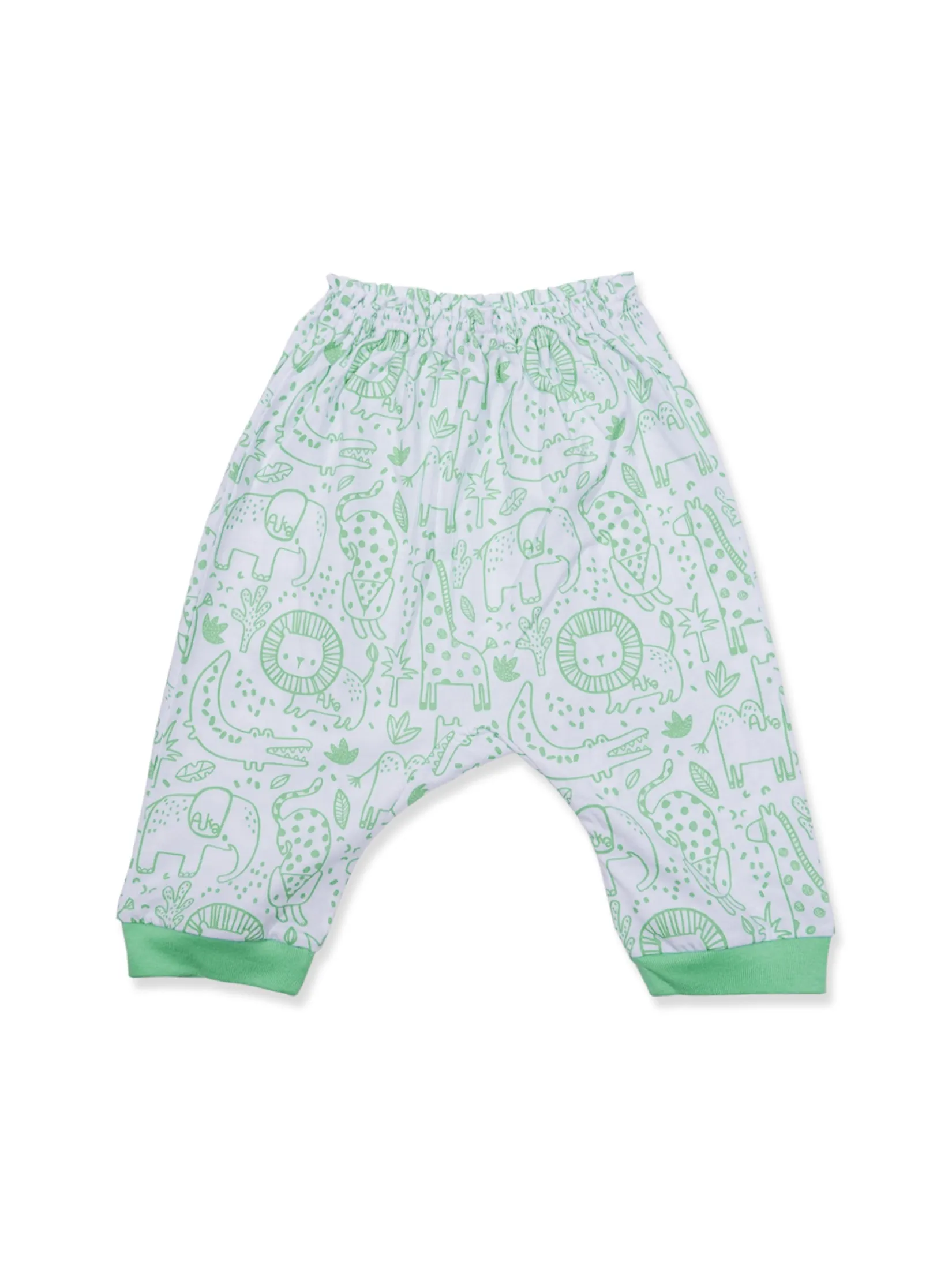 AUKA Green ,long sleeve pajamas, kids set,Auka Animal Team,