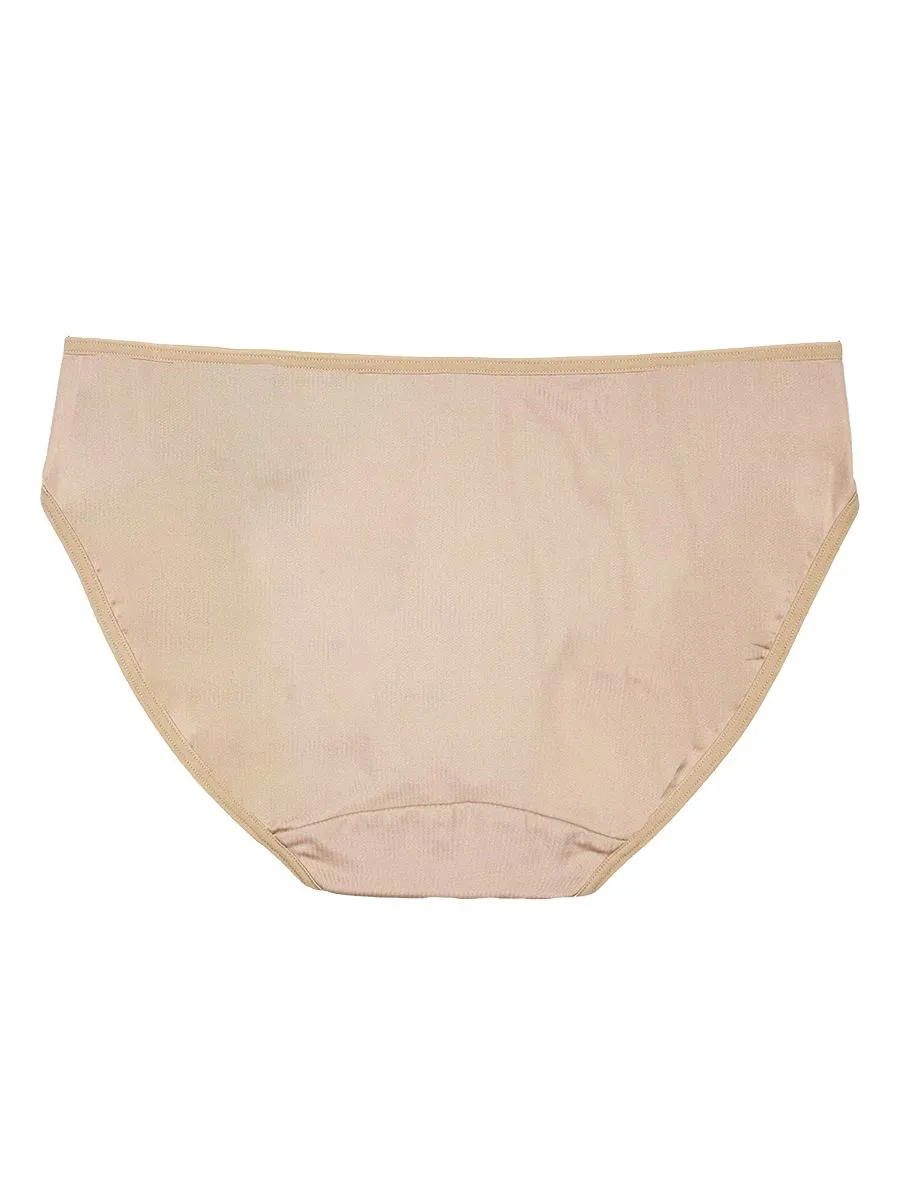 ELLE LINGERIE Women Bikini Lowrise Panties LU2867 - Beige