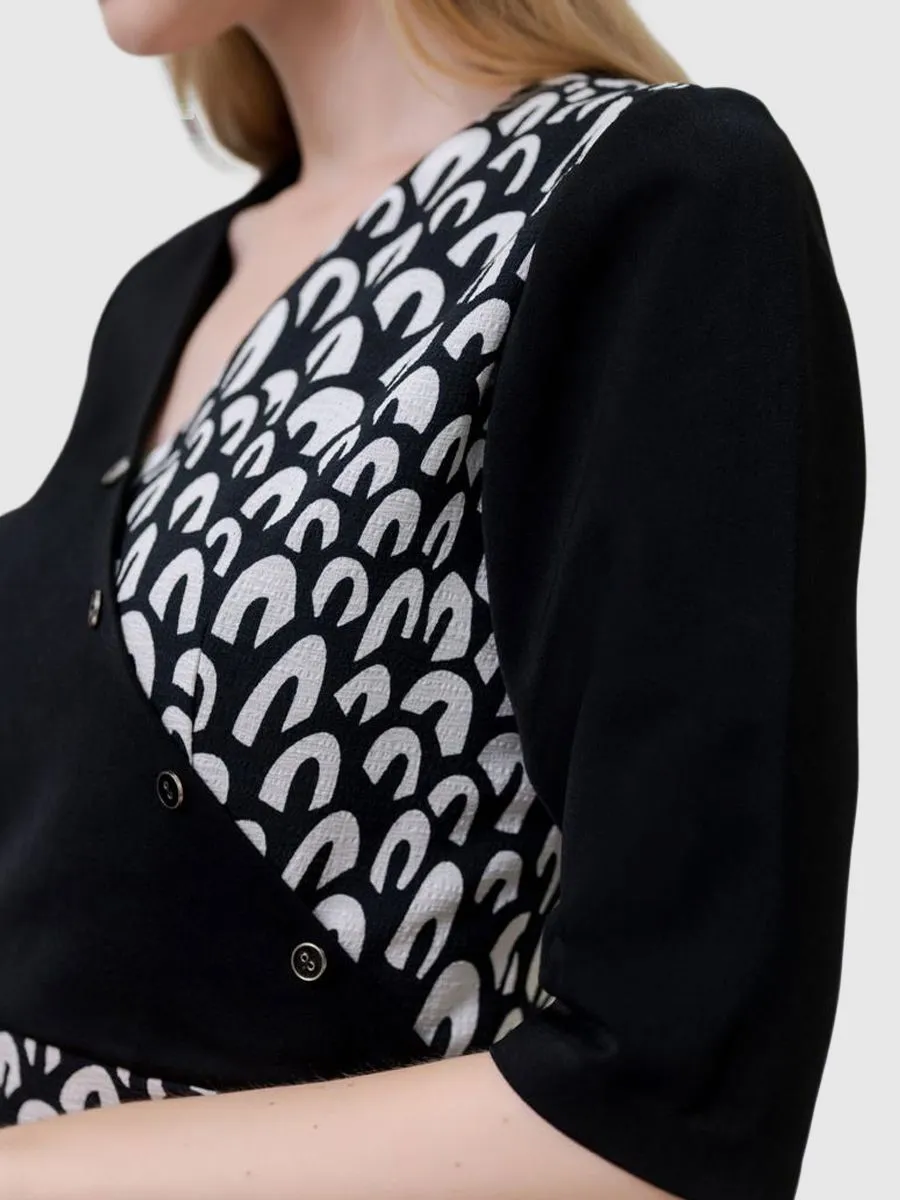 VERONIQA Women Dress Santana Black