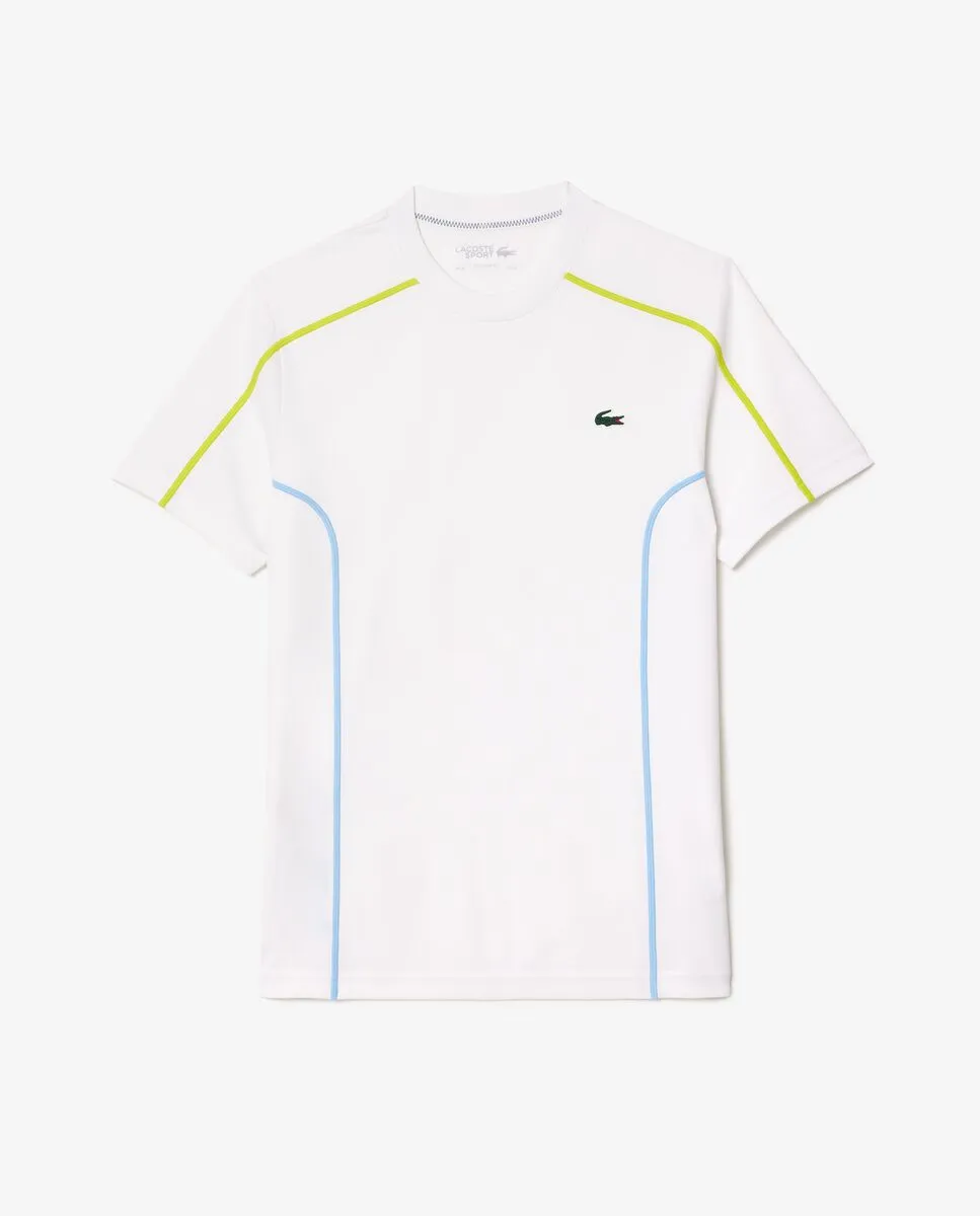 LACOSTE Ultra Dry Piqu  Tennis T-shirt White
