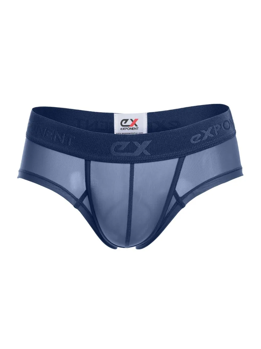 EXPONENT Underwear Elusive Silky - Secret Zone Translucent Mini Trun Dark Blue Size - XL