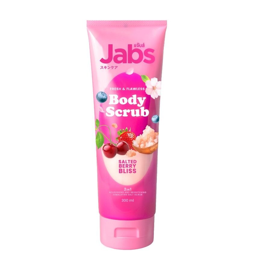 Jabs Body Scrub Fresh  Flawless Salted Berry Bliss 300 Ml. - Pink