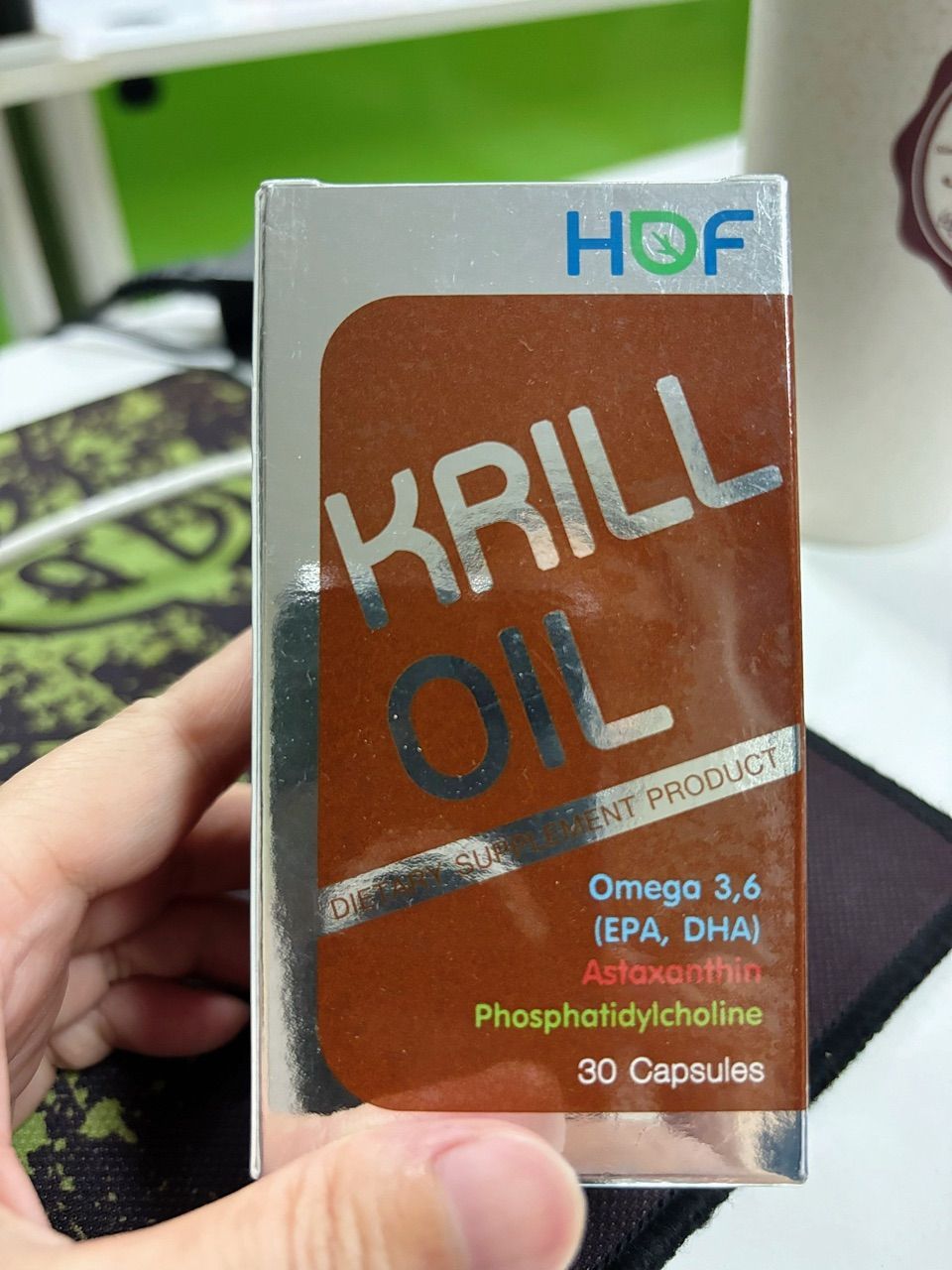 Омега-3 Масло криля капсулы массой 500 мг HOF 30 шт