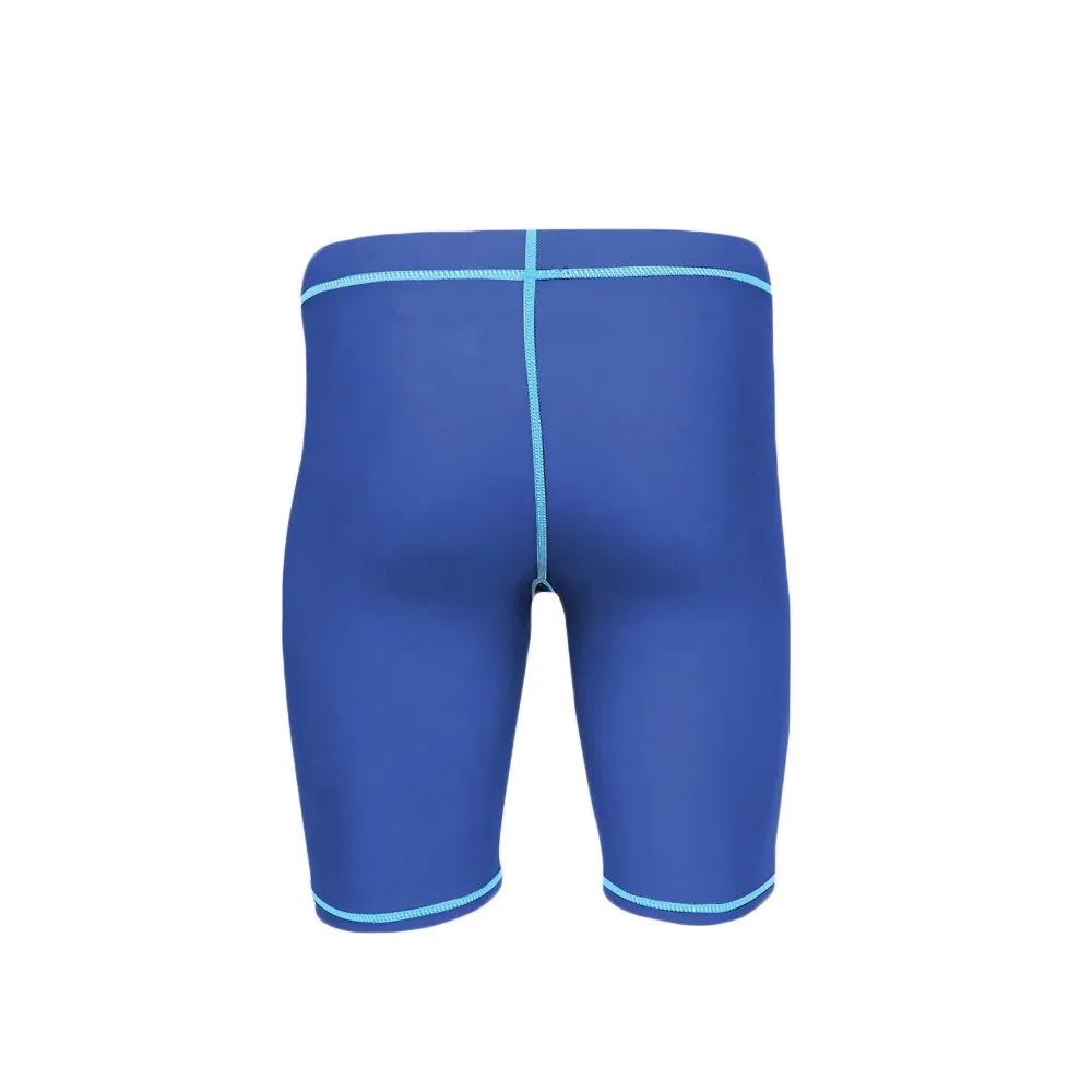 SPANDEX Blue-NS002SF-Compression short pants