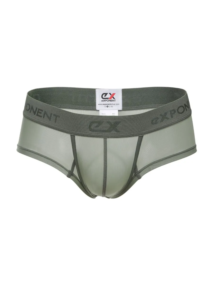 EXPONENT Underwear Elusive Silky - Secret Zone Translucent Mini Trun Army Green