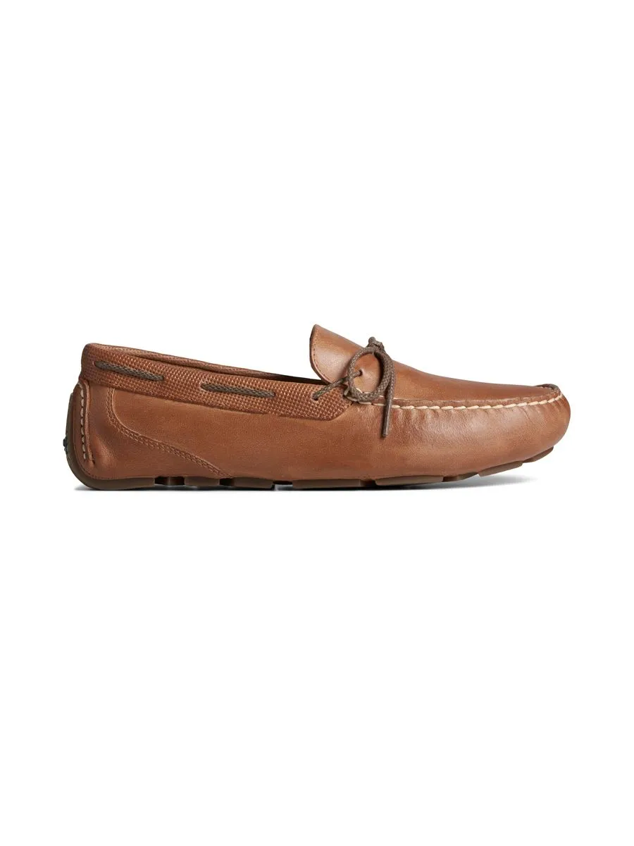 SPERRY MEN DAVENPORT 1-EYE DEBOSS BROWN