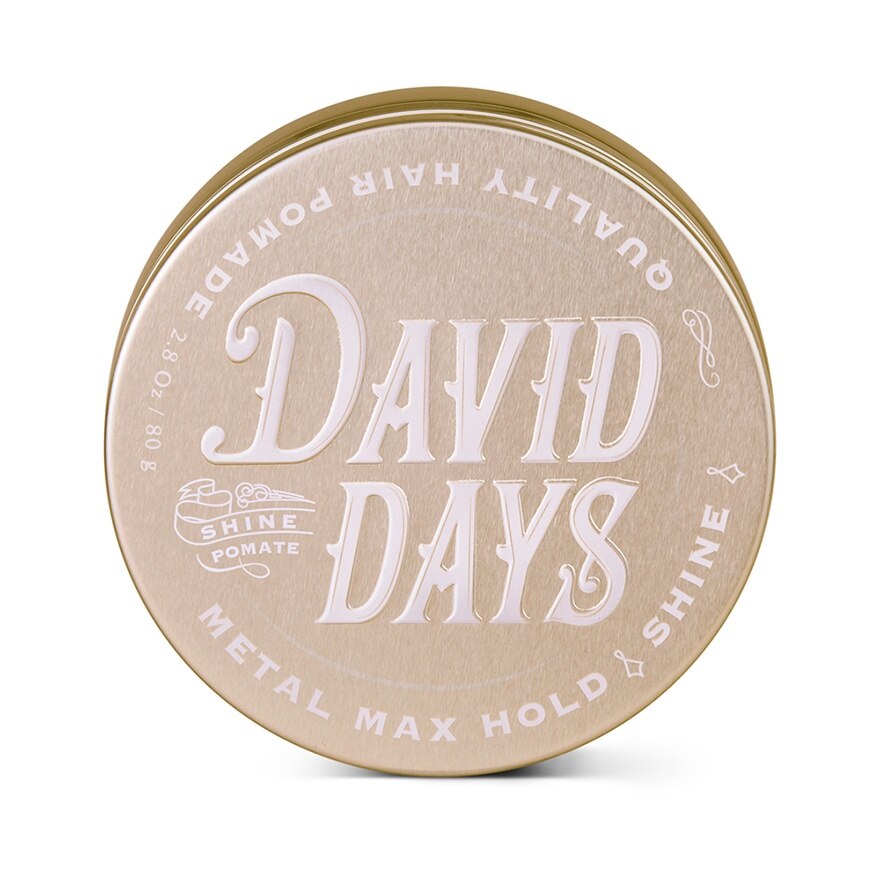 David Days Metal Shine Max Hold Pomade 80 G. - Gold