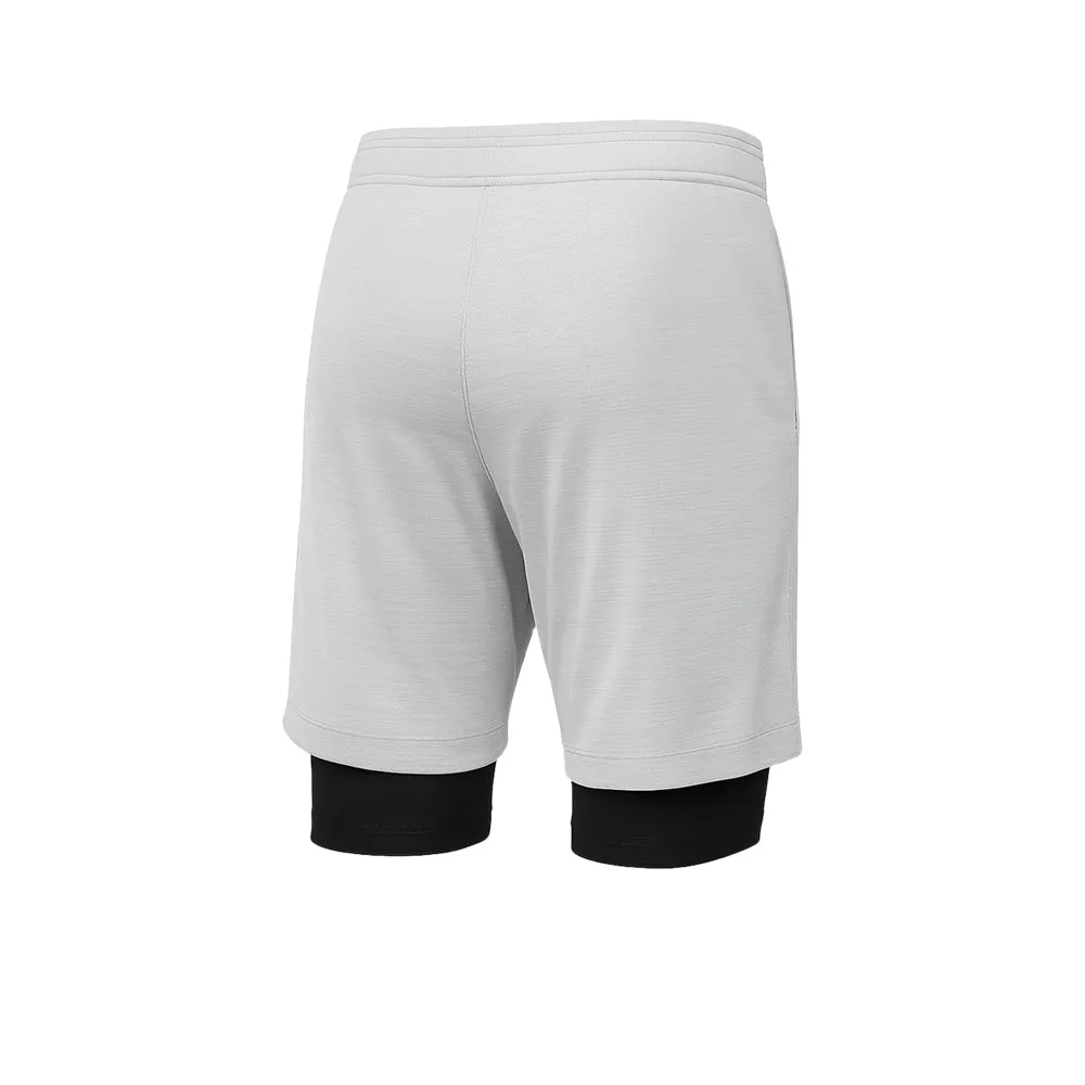REEBOK ID Basketball 2-in-1 Men Training Shorts Grey - RE099AP251ENTH