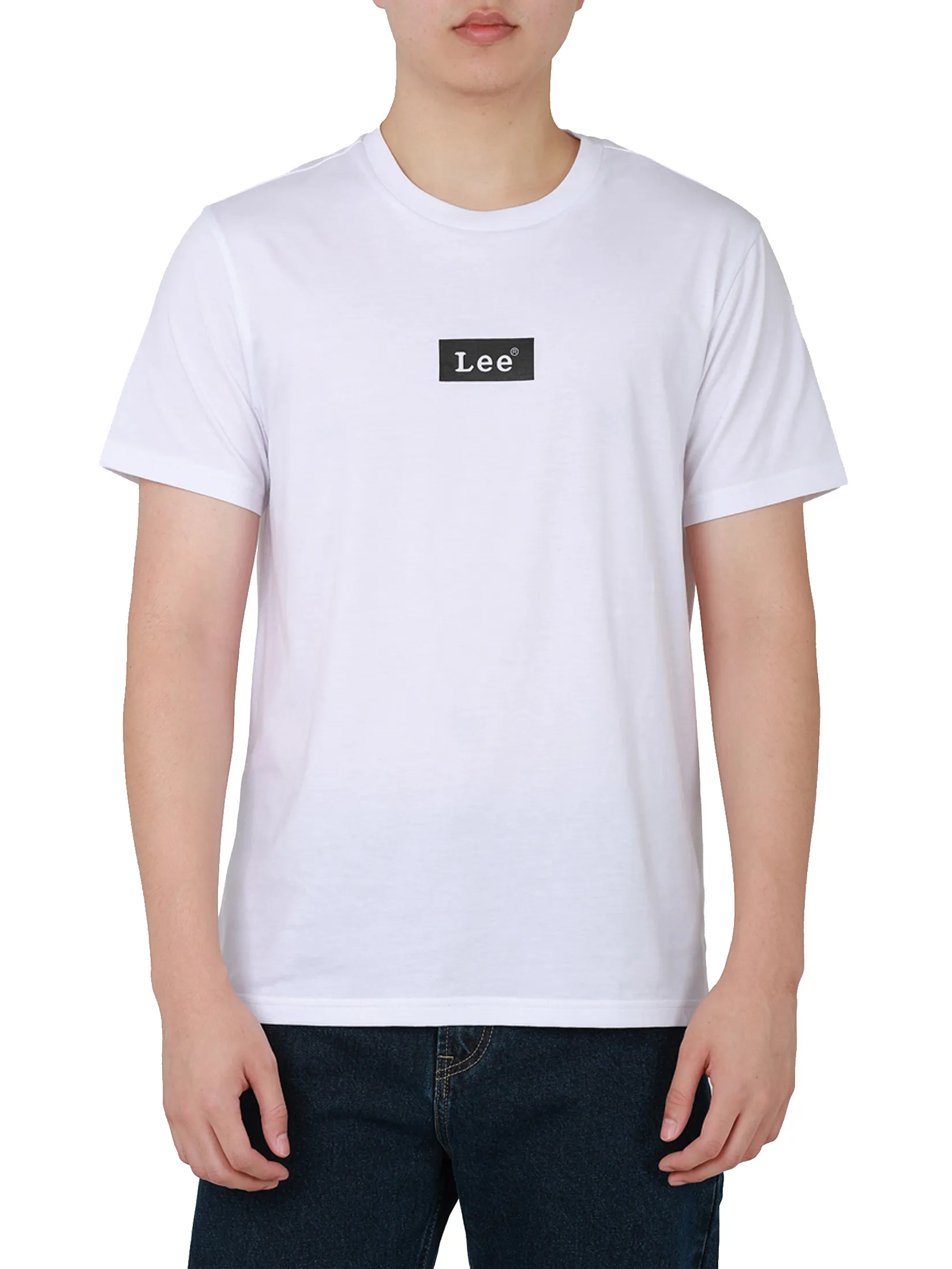 LEE Men s Tee Short Sleeve Regular Fit White