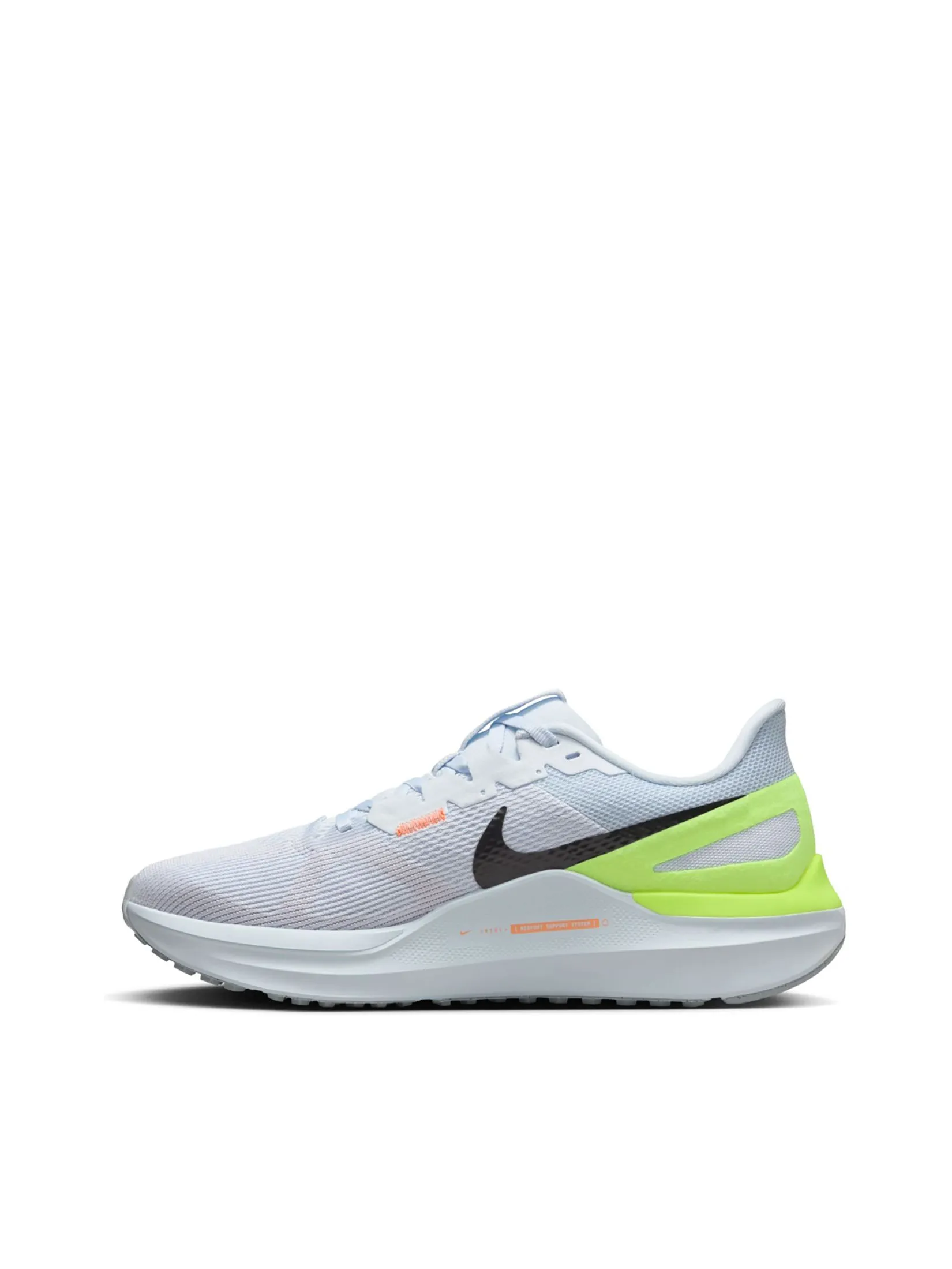 NIKE Women Running Shoes Structure 25 DJ7884-401 Blue Tint/Black-Volt-Total Orange