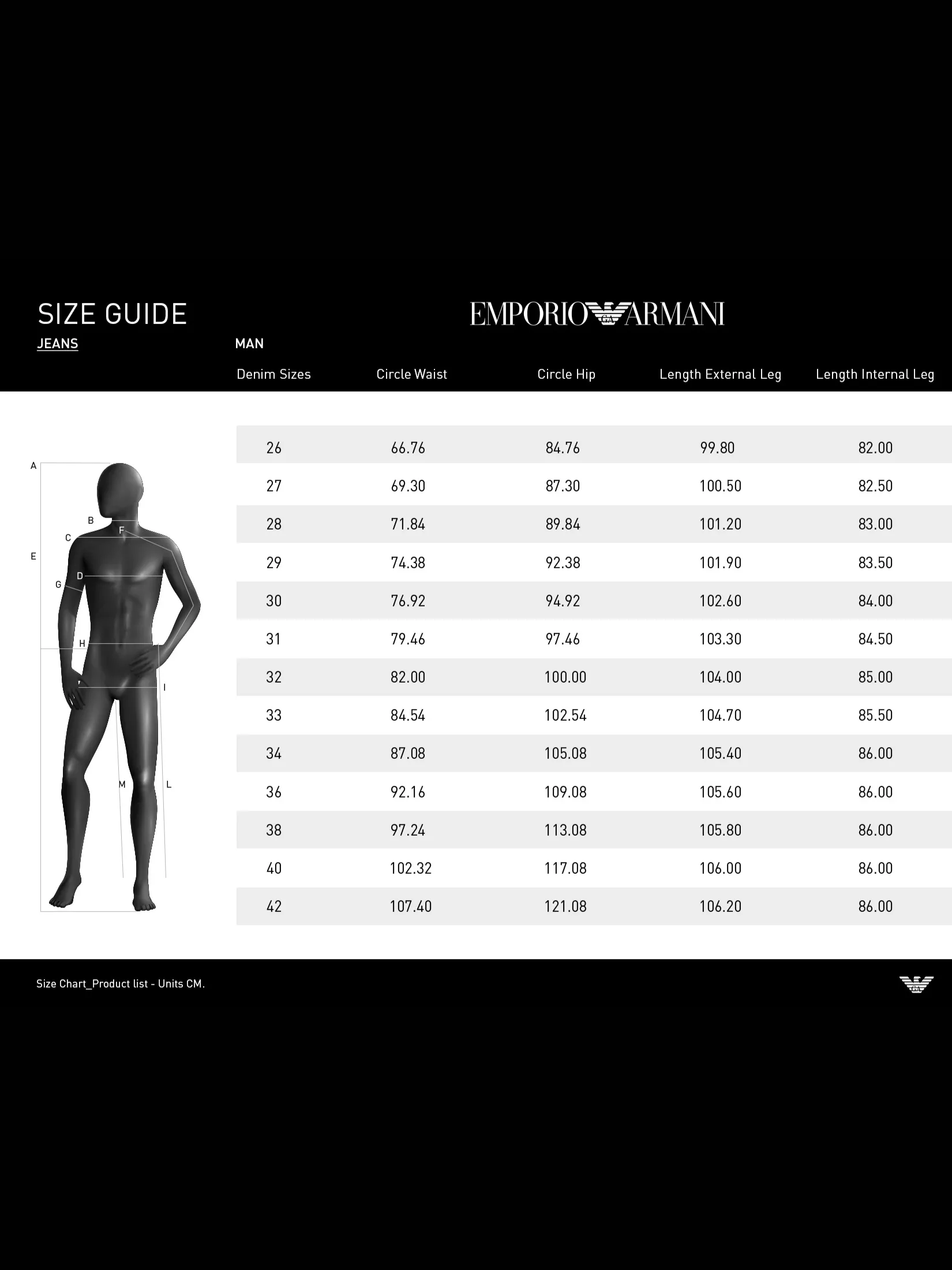 EMPORIO ARMANI Jeans Men EM000668-AF13444-FB054 Blue