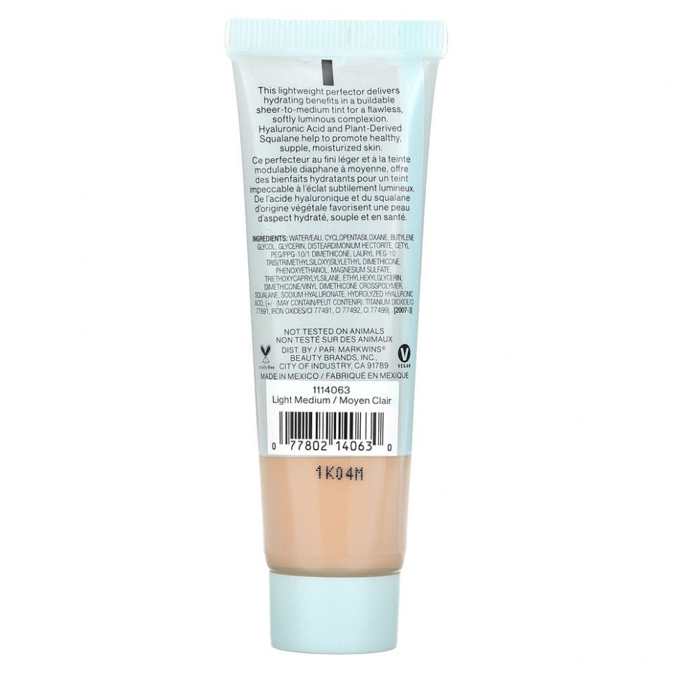 wet n wild, Barefocus, увлажняющее средство с тонирующим эффектом, легкое средство, 27 мл (0,91 жидк. Унции)