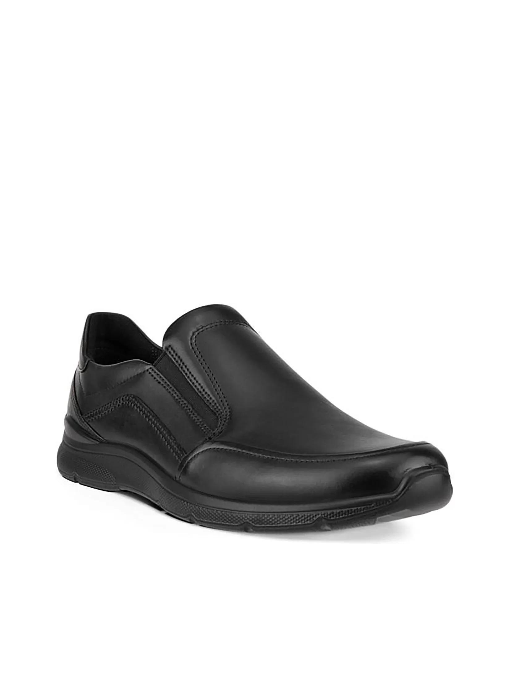 ECCO Men Leather Shoes Irving Black Size - 41 EU