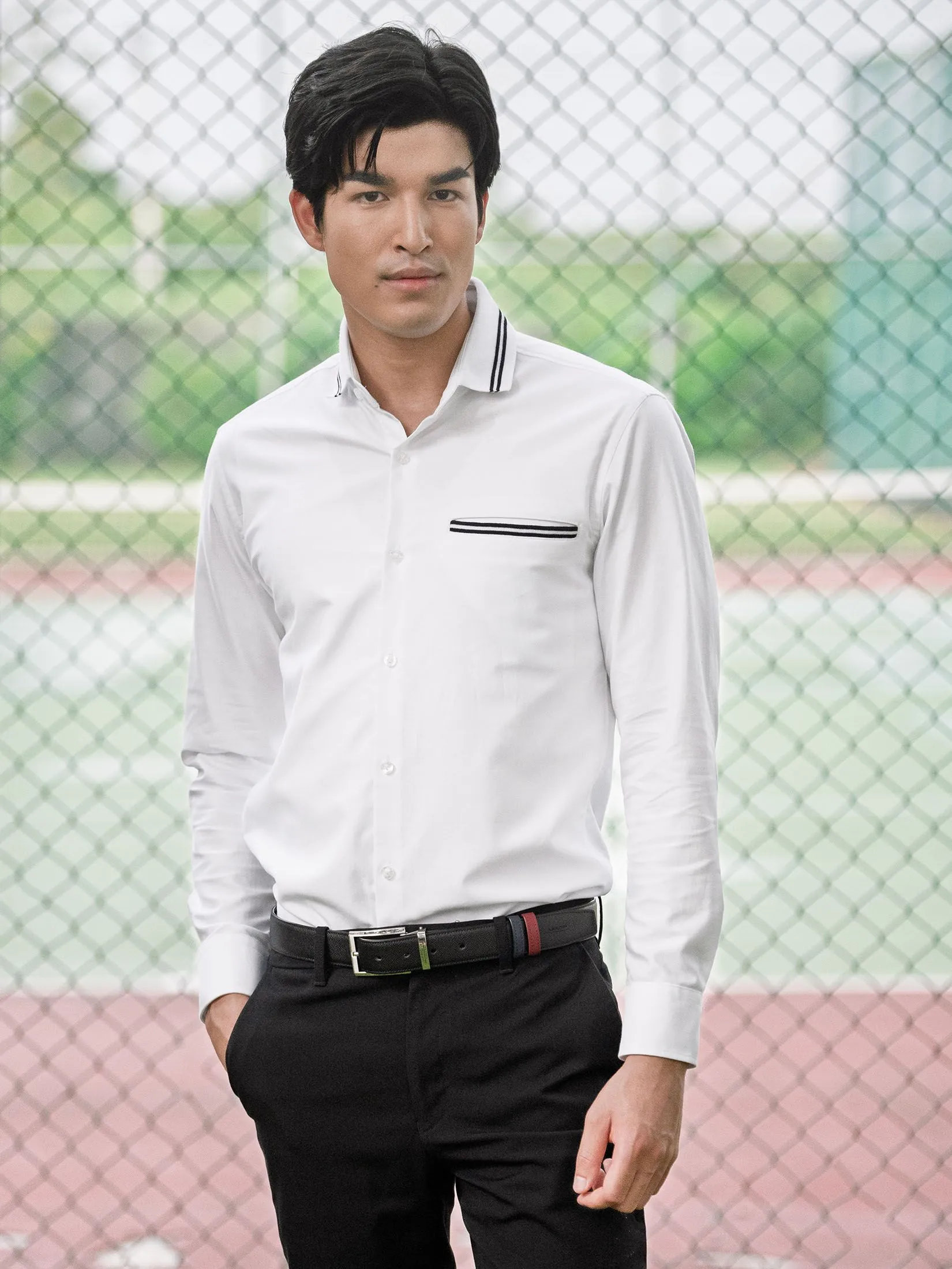 ARROW Men's Long sleeve shirt Smart  Fit  Wite  MACM8222-WH  White