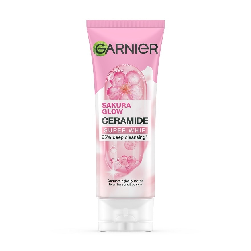 Garnier Sakura Glow Ceramide Super Whip 100 Ml.