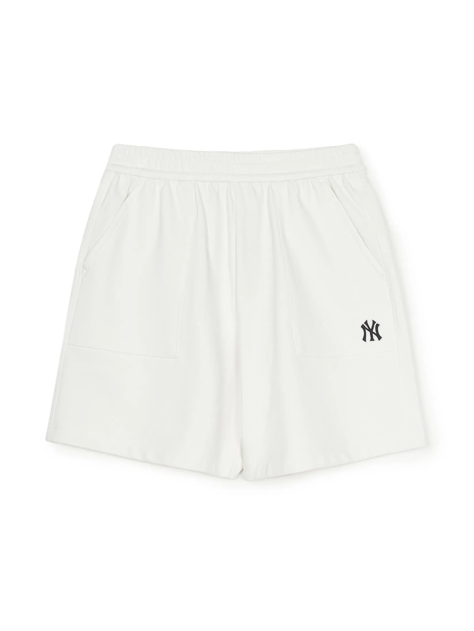MLB Unisex Basic Small Logo Summer 7  Shorts Model 3ASPB1153 50IVS Ivory