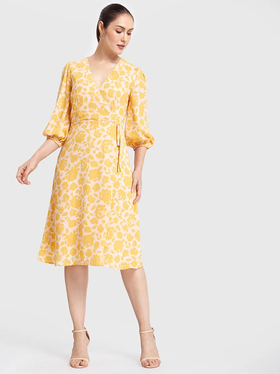 EXPRESSIONS Women Dress Long Sleeves Printed