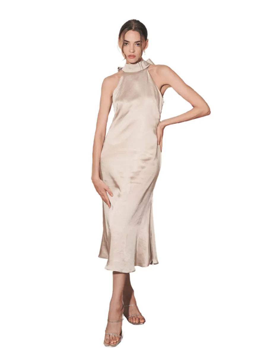 ROSE THE LABEL Champagne Eliza Dress