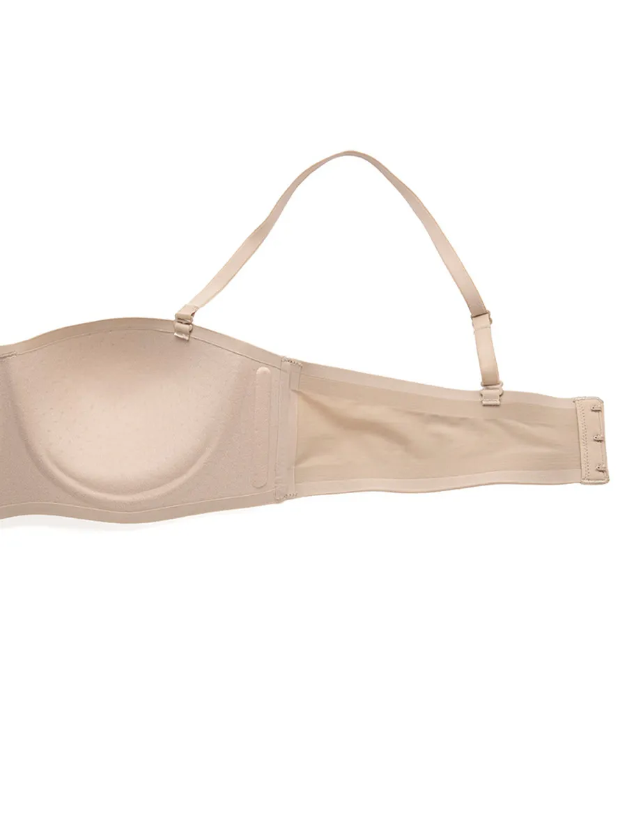 SABINA Twenty Five Seamless Wireless Strapless Bra - Sand