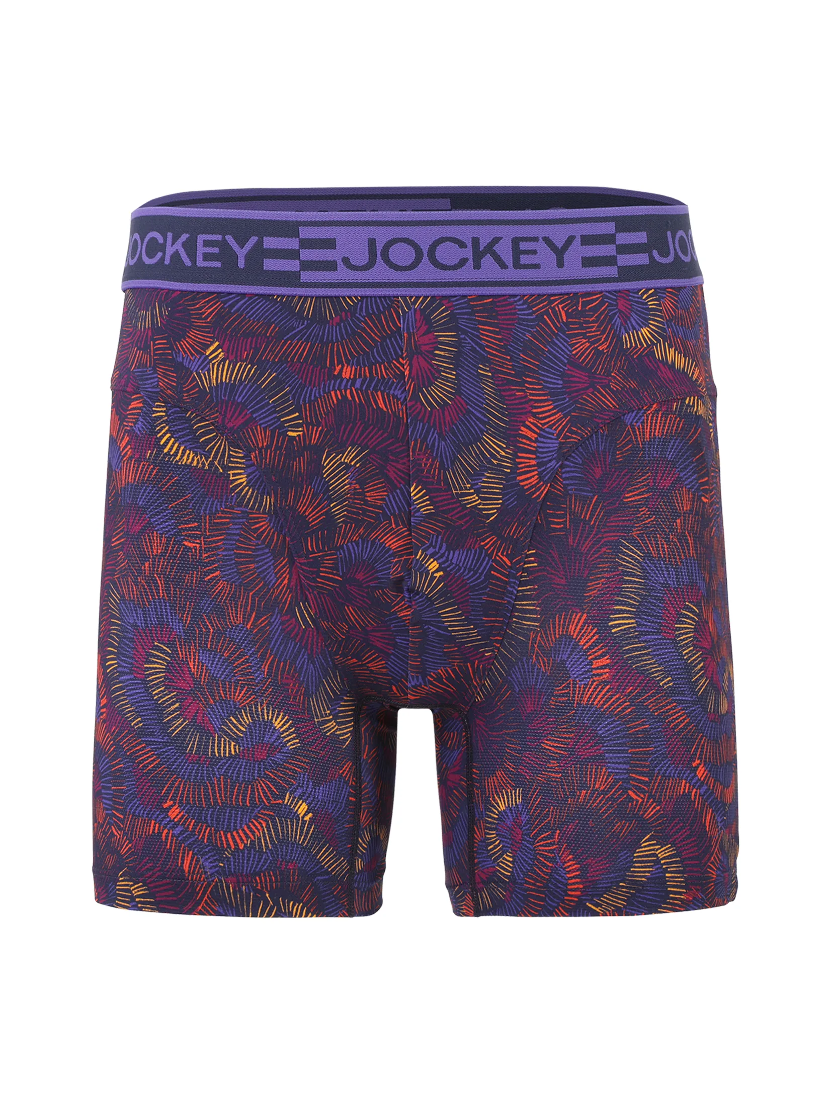 JOCKEY UNDERWEAR Men s SPORT MICROFIBER ACTIVE BOXER TRUNK PURPLE