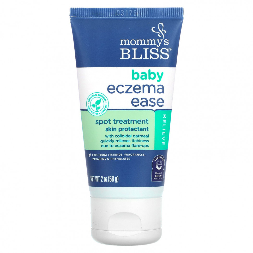 Mommy's Bliss, Baby Eczema Ease, средство от пятен, для детей от 2 недель, 56 г (2 унции)