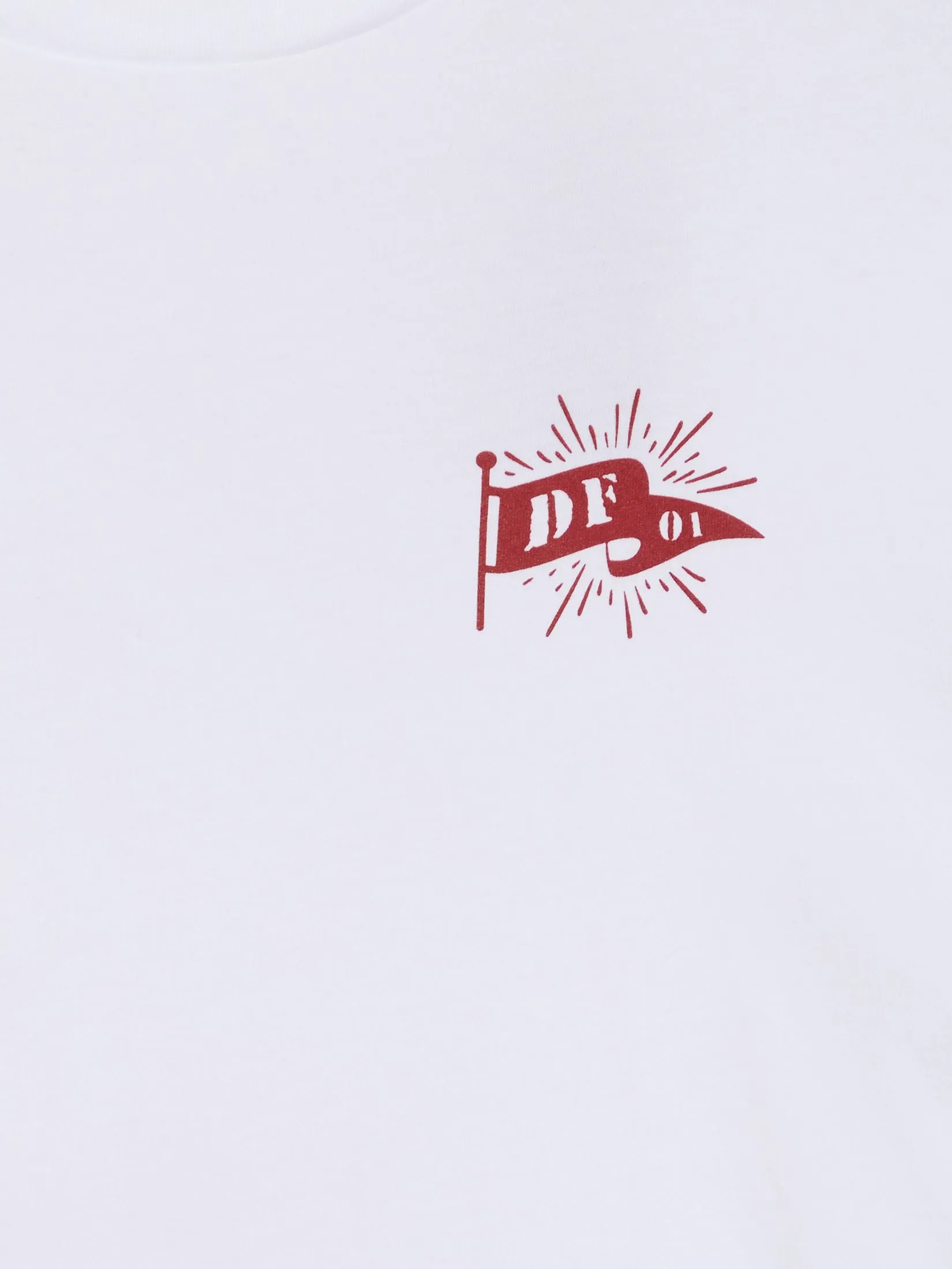 DEFRY 01 Men T-Shirt Short Sleeves Printed White