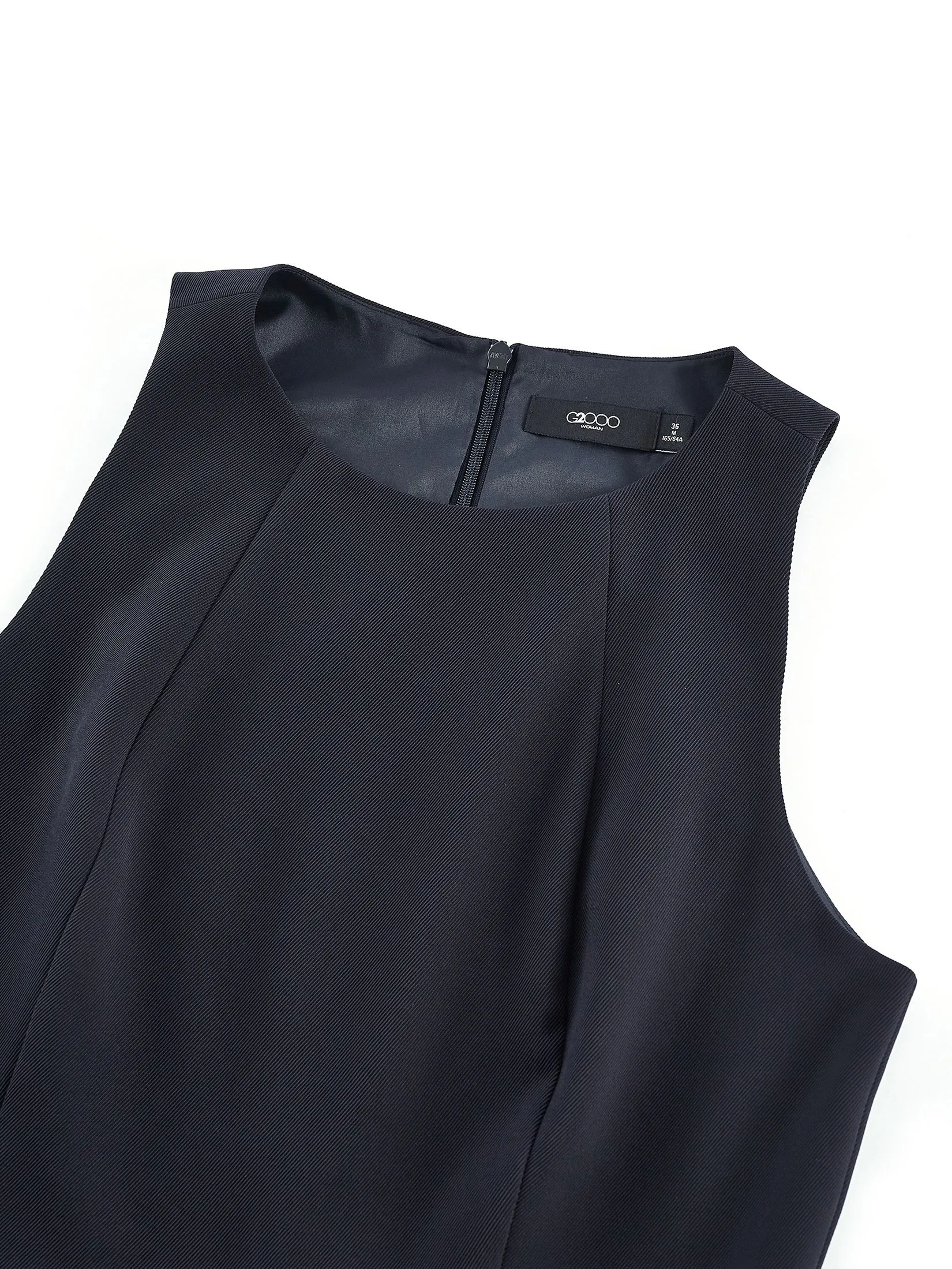 G2000 Women Clothing Sleeveless Flare Dress Fit & Flare Shape - Navy