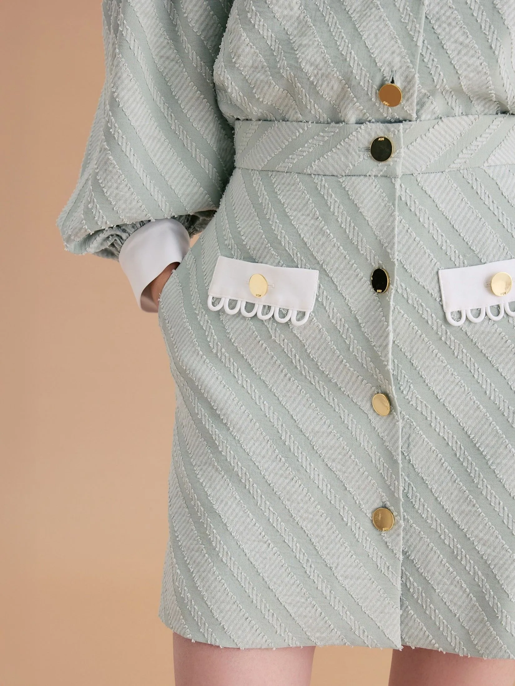 ASV ( SS25 ) Alda Women Mini Skirt Green