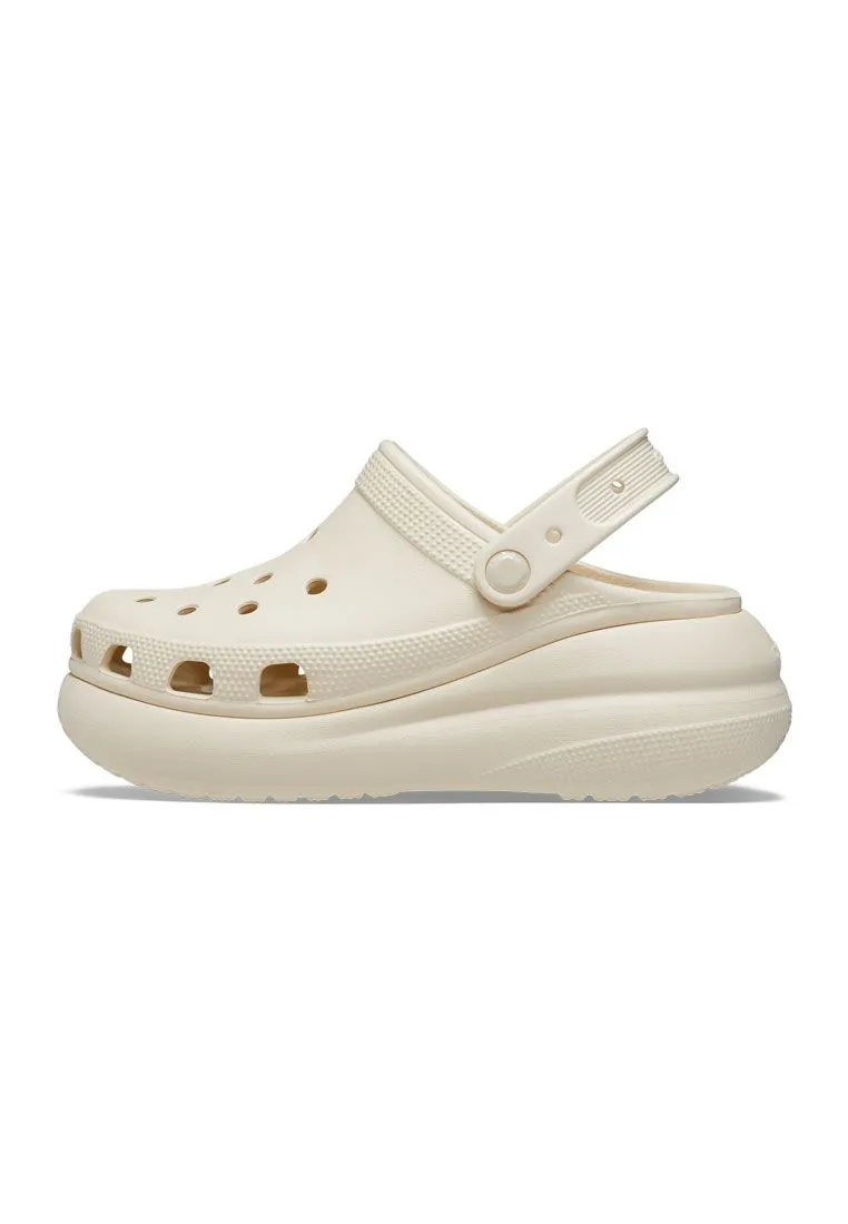 CROCS CREAM CROCS Classic Crush Clog Unisex Casual Shoes