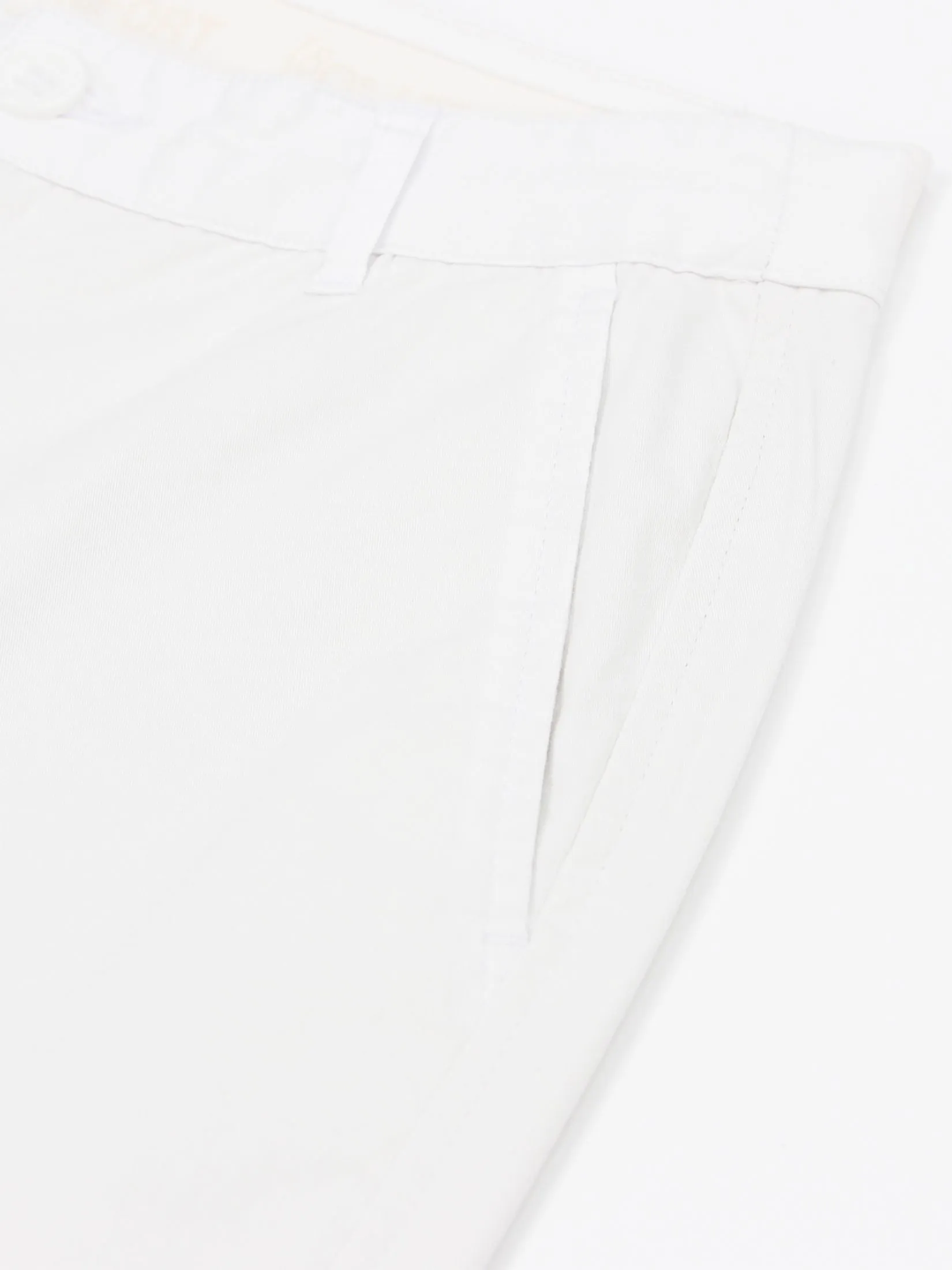 GIORDANO Women's Regular Khakis Audrey Pants (180° Elastic Waist) 01 Signature White