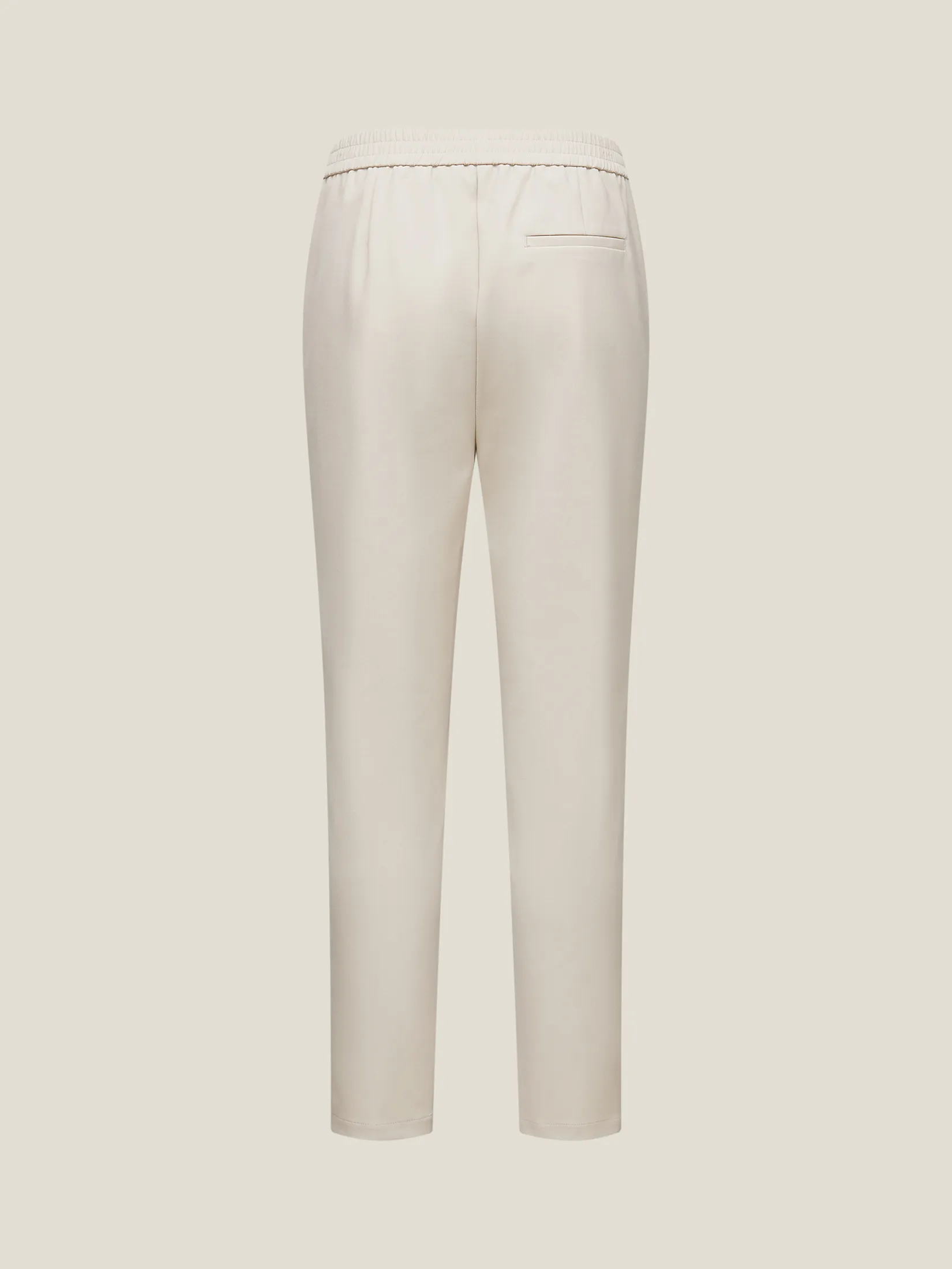 G2000 Women Clothing Multi-Way Stretch Cropped Length Cigarette Casual Pants  Cropped Cigarette Shape - Beige