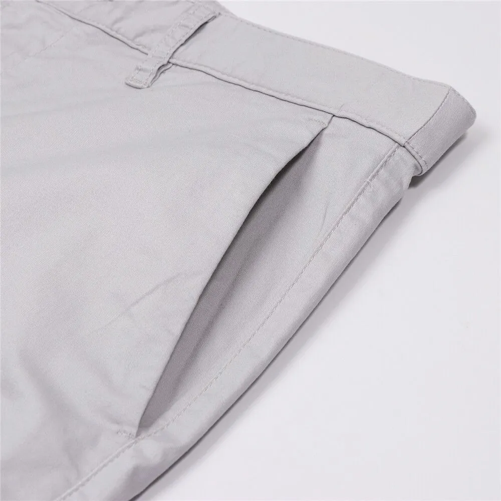GIORDANO Grey Men's Cotton Spandex Low Rise Skinny Taper Pants
