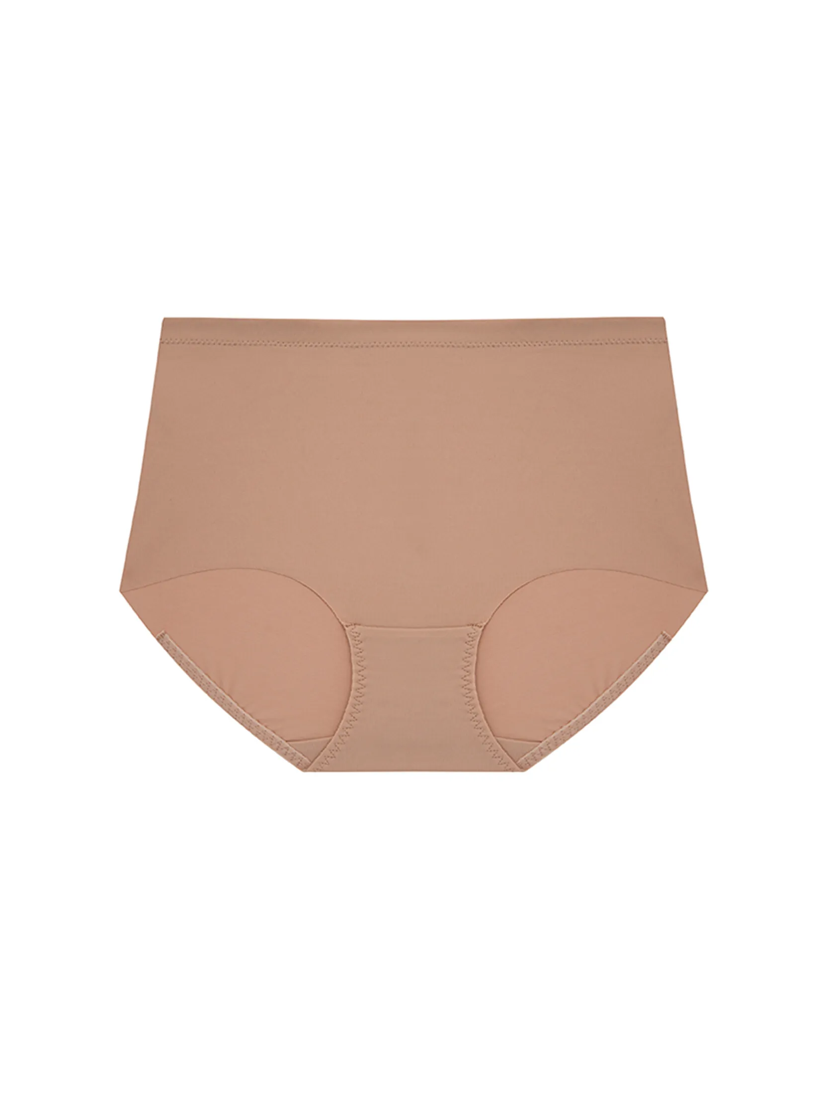 SABINA Panty Mid Waisted Woman Semi-Seamless - Tan Size - 2XL